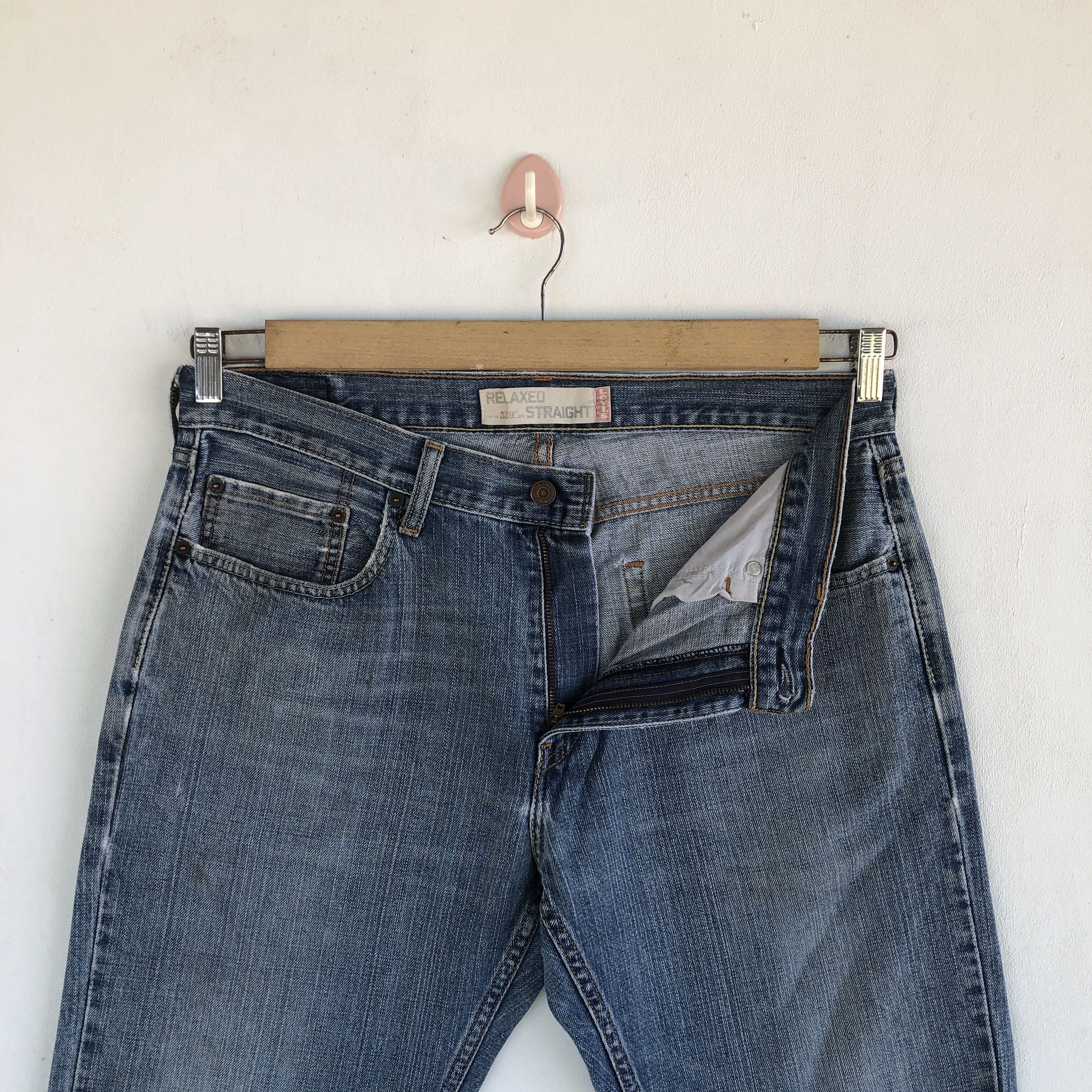Levi's Vintage Levis Faded Jeans Levi's 559 Light Wash Denim Size US 34 / EU 50 - 6 Thumbnail