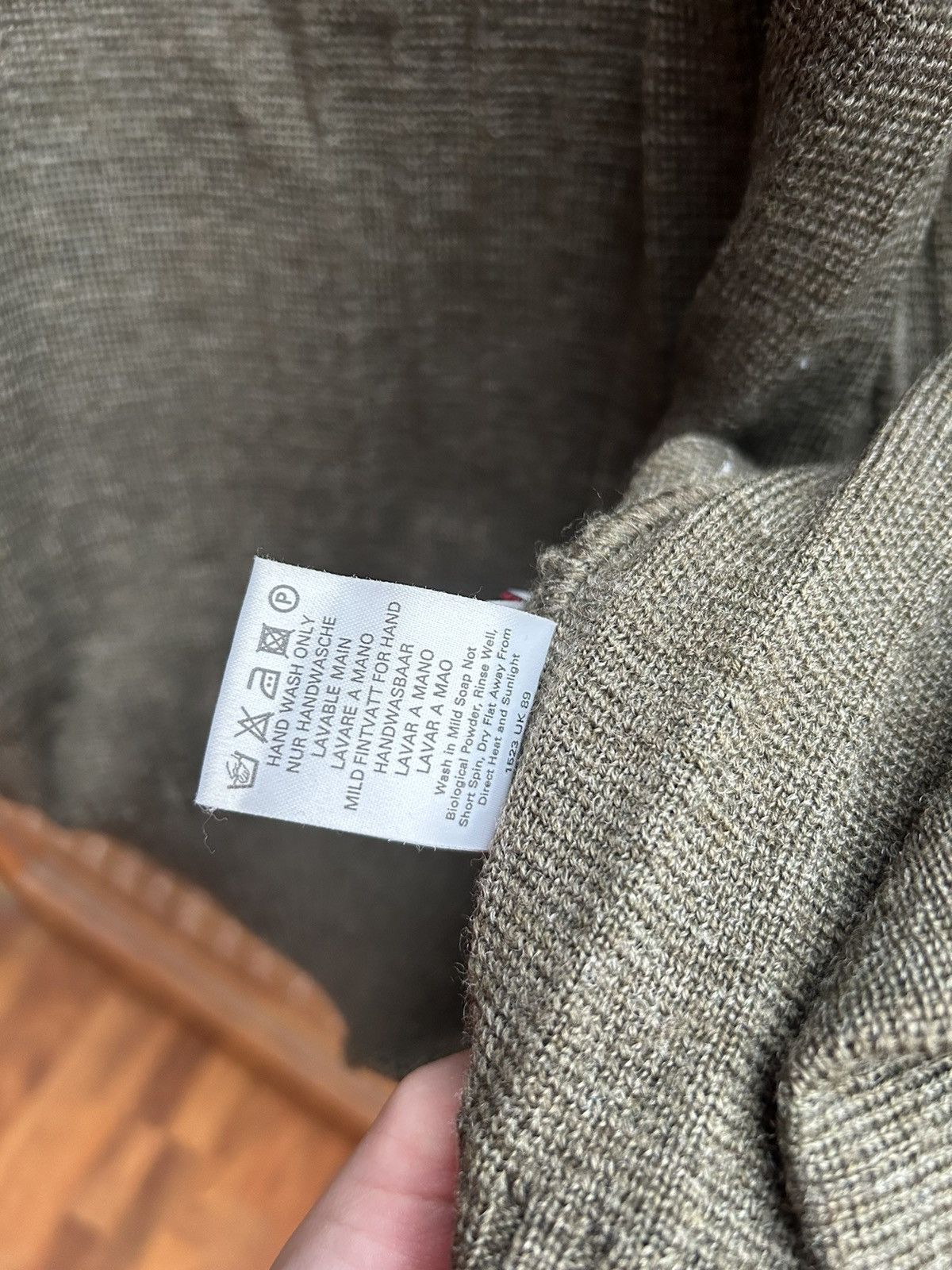 Harris Tweed × Vintage Vintage Kilspindie Harris Tweed Houndstooth Wool Cardigan Size US L / EU 52-54 / 3 - 8 Thumbnail
