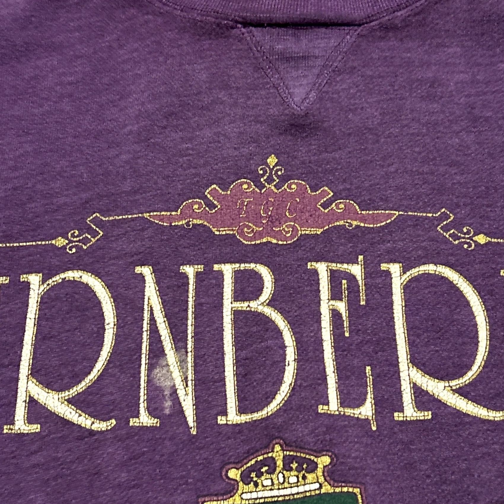 Vintage VINTAGE Galt Adult XL Purple Turnberry Classic Golf Sweater Pullover Mens XL Purple Graphic Print Knit Crew Neck Golf Medieval 90s Size US XL / EU 56 / 4 - 3 Thumbnail