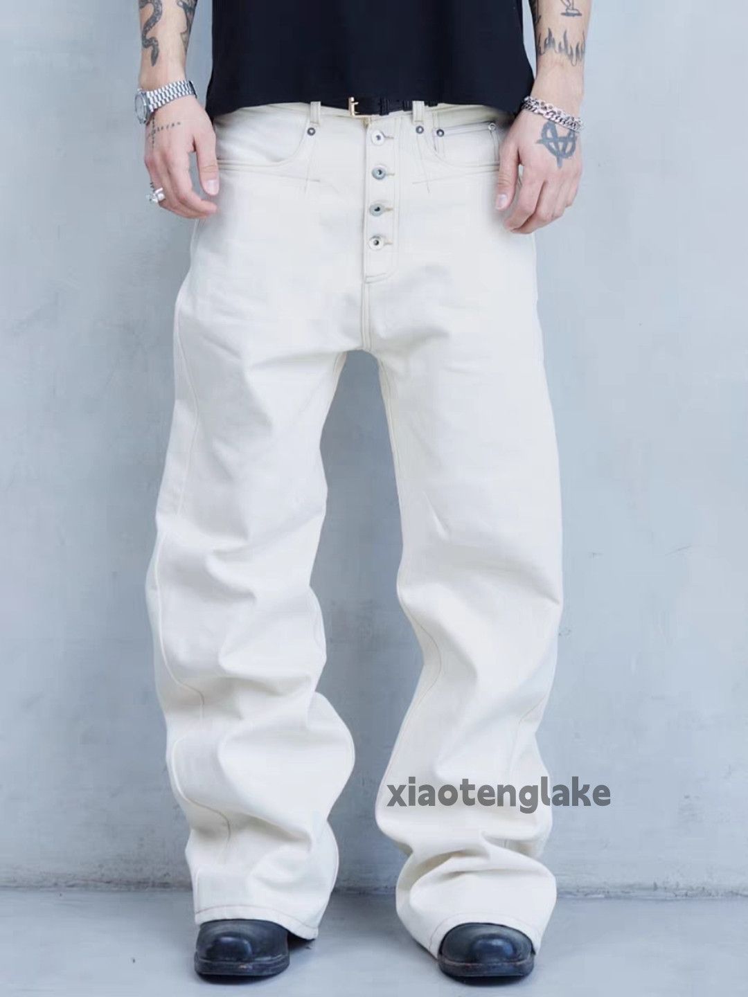 Jean xtl faded cleanfit yuppie bootcut flared hiphop jeans Size US 28 / EU 44 - 2 Thumbnail