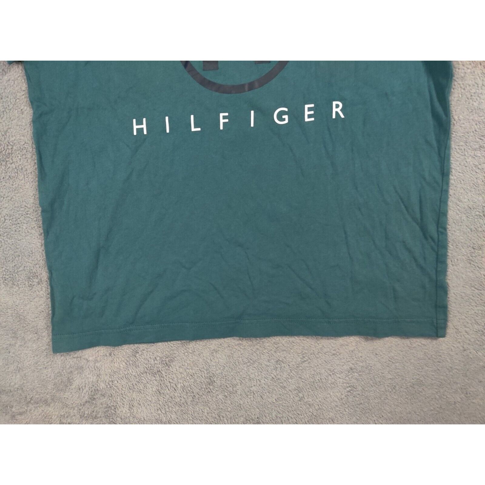 Tommy Hilfiger Tommy Hilfiger Shirt Adult Mens Small Blue Green Spell Out Size US S / EU 44-46 / 1 - 4 Thumbnail