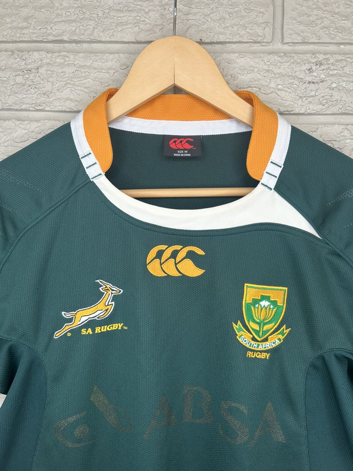 Canterbury of New Zealand Vintage Canterbury South Africa Rugby Jersey Size US M / EU 48-50 / 2 - 7 Thumbnail
