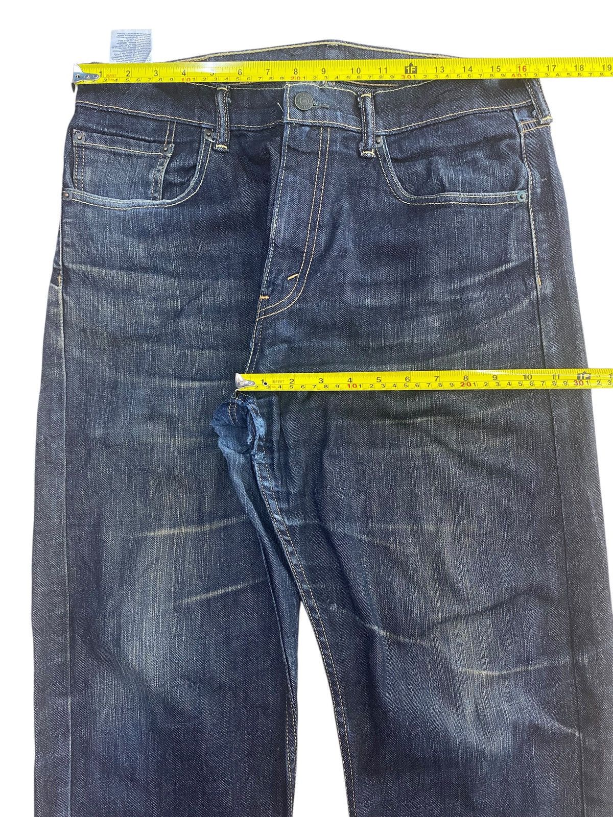 Levi's Levi’s 505 Dark Blue Wash Style Loose Jeans Size US 33 - 5 Thumbnail