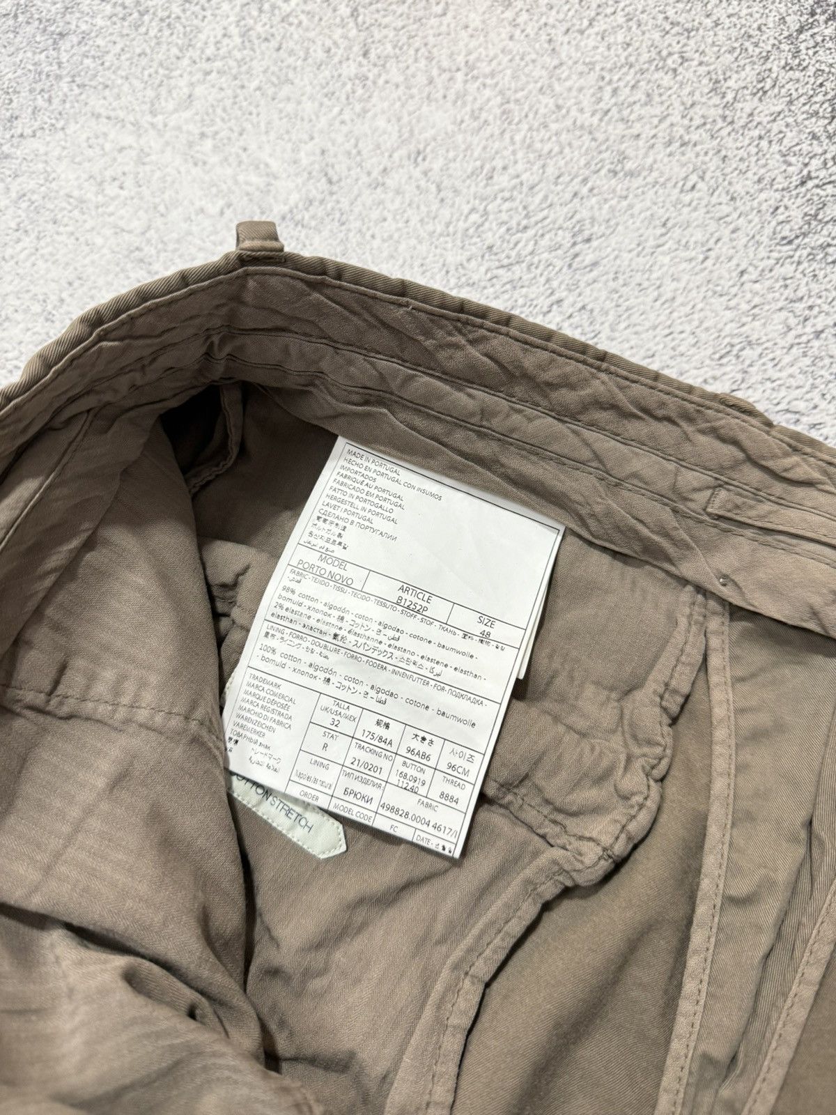 Suitsupply × Vintage Suitsupply Porto Novo Chino Trousers Pants Brown Men’s Size US 34 / EU 50 - 6 Thumbnail