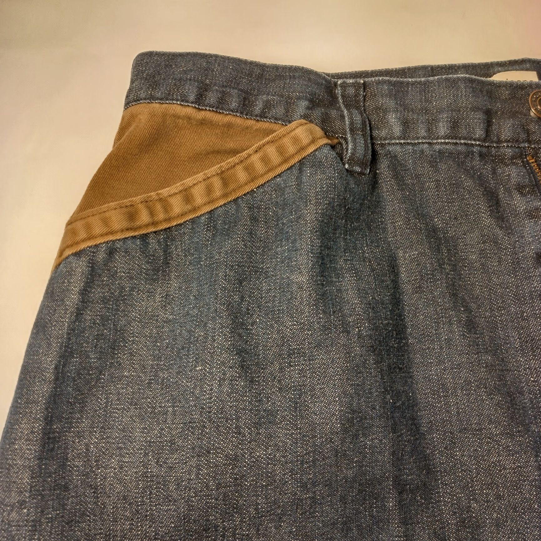 Gap VINTAGE Gap Denim Skirt Skirt Women Regular 12 Blue Midi Western Classic 32" Waist 44" Hips Size 34" / US 12 / IT 48 - 4 Thumbnail