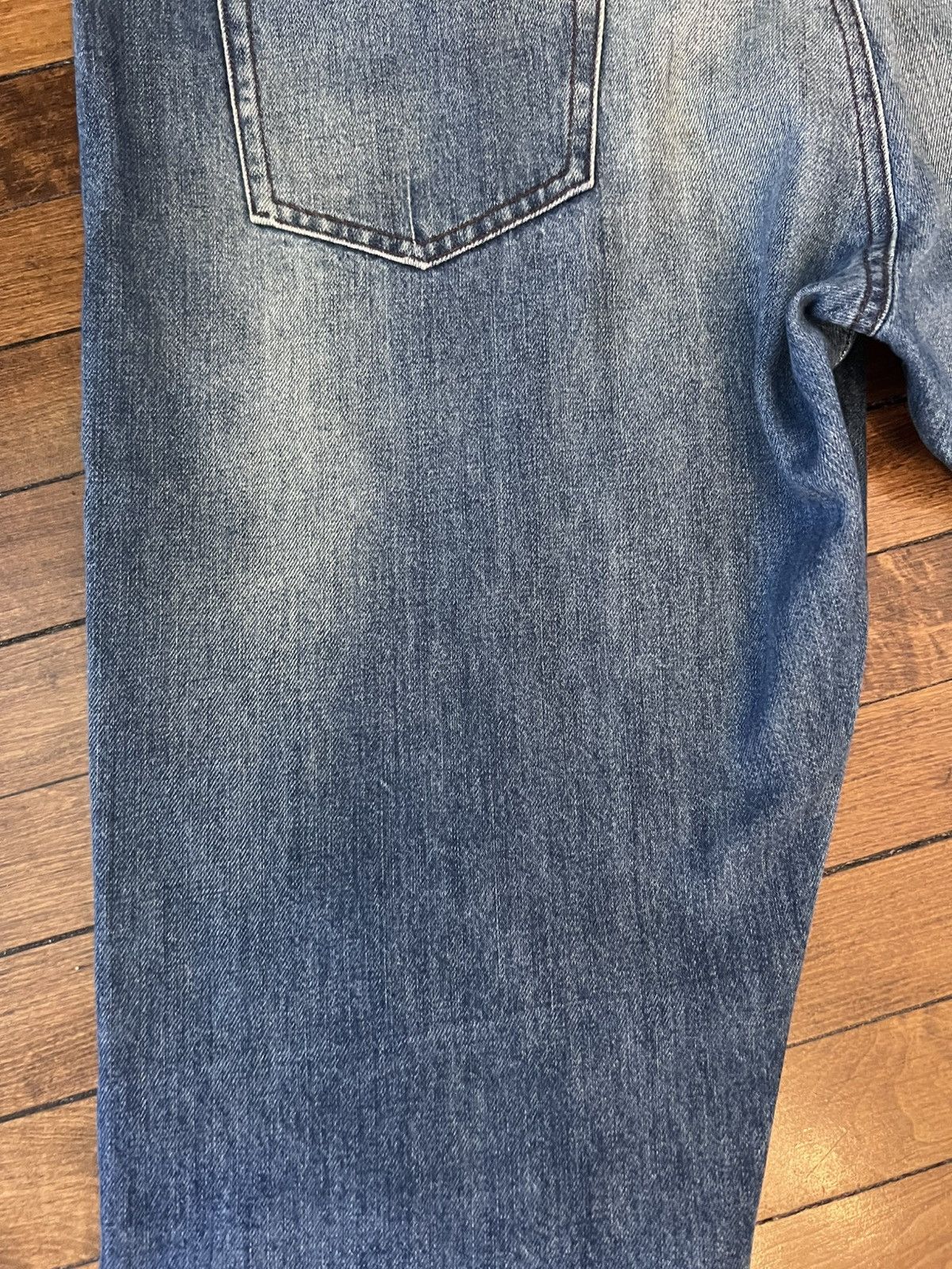 Paul Smith Mainline faded cropped cuffed jeans, selvedge denim, size 36 Size US 36 / EU 52 - 11 Thumbnail