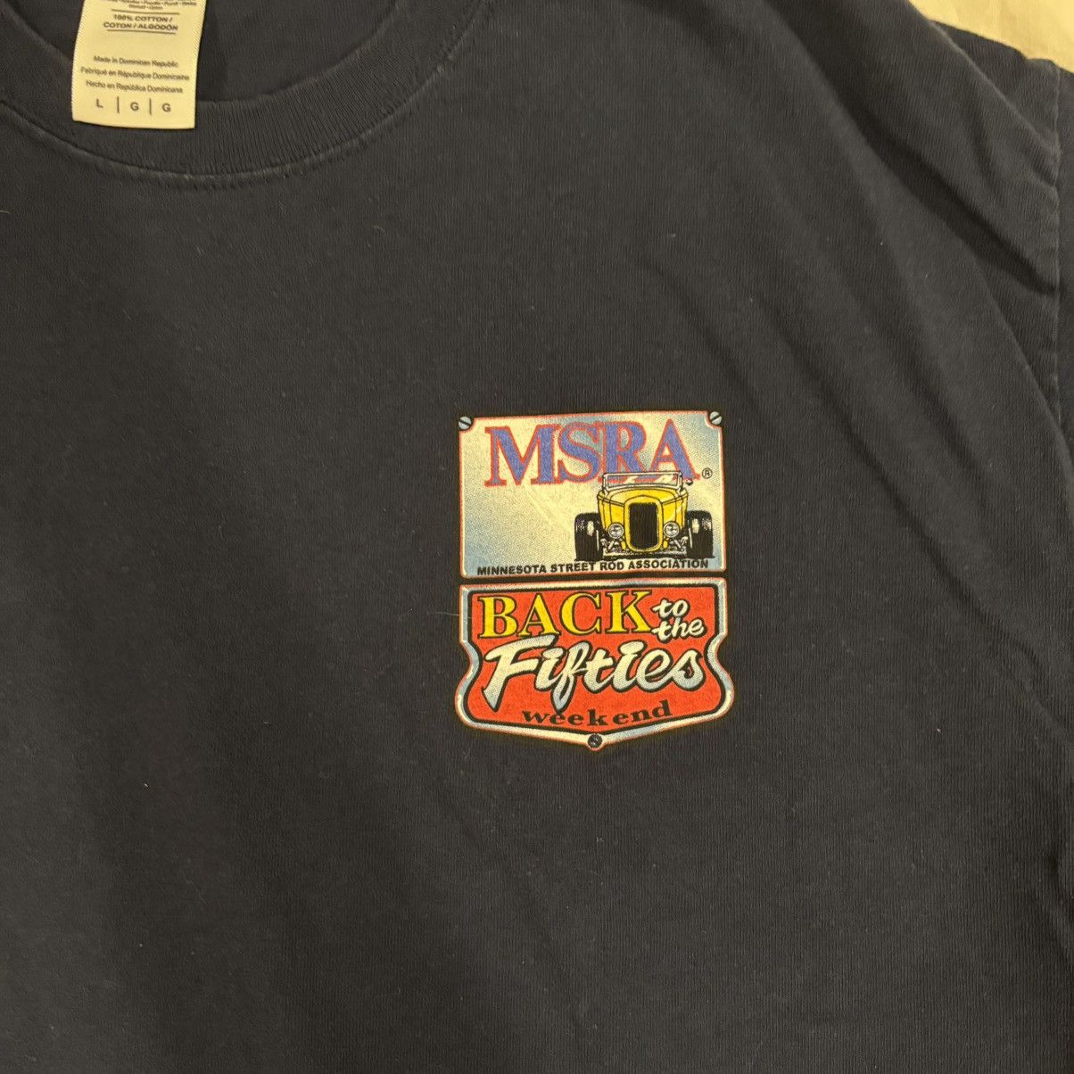 Gildan MSRA Car Tee Navy Size L Size US L / EU 52-54 / 3 - 4 Thumbnail