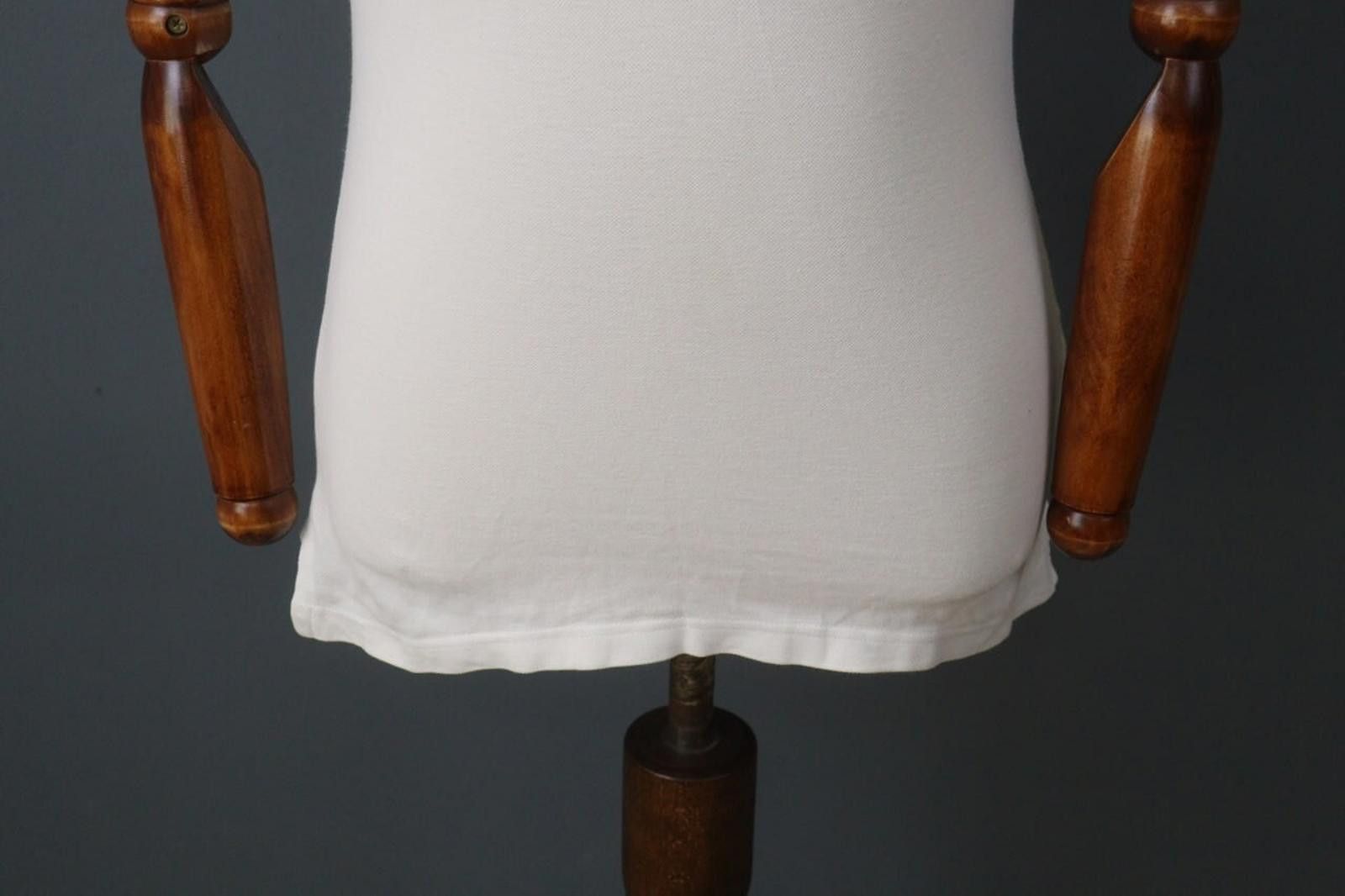Versace Versace White Cotton Collar Chest Popover Polo Shirt Size 10 Size US M / EU 48-50 / 2 - 3 Thumbnail
