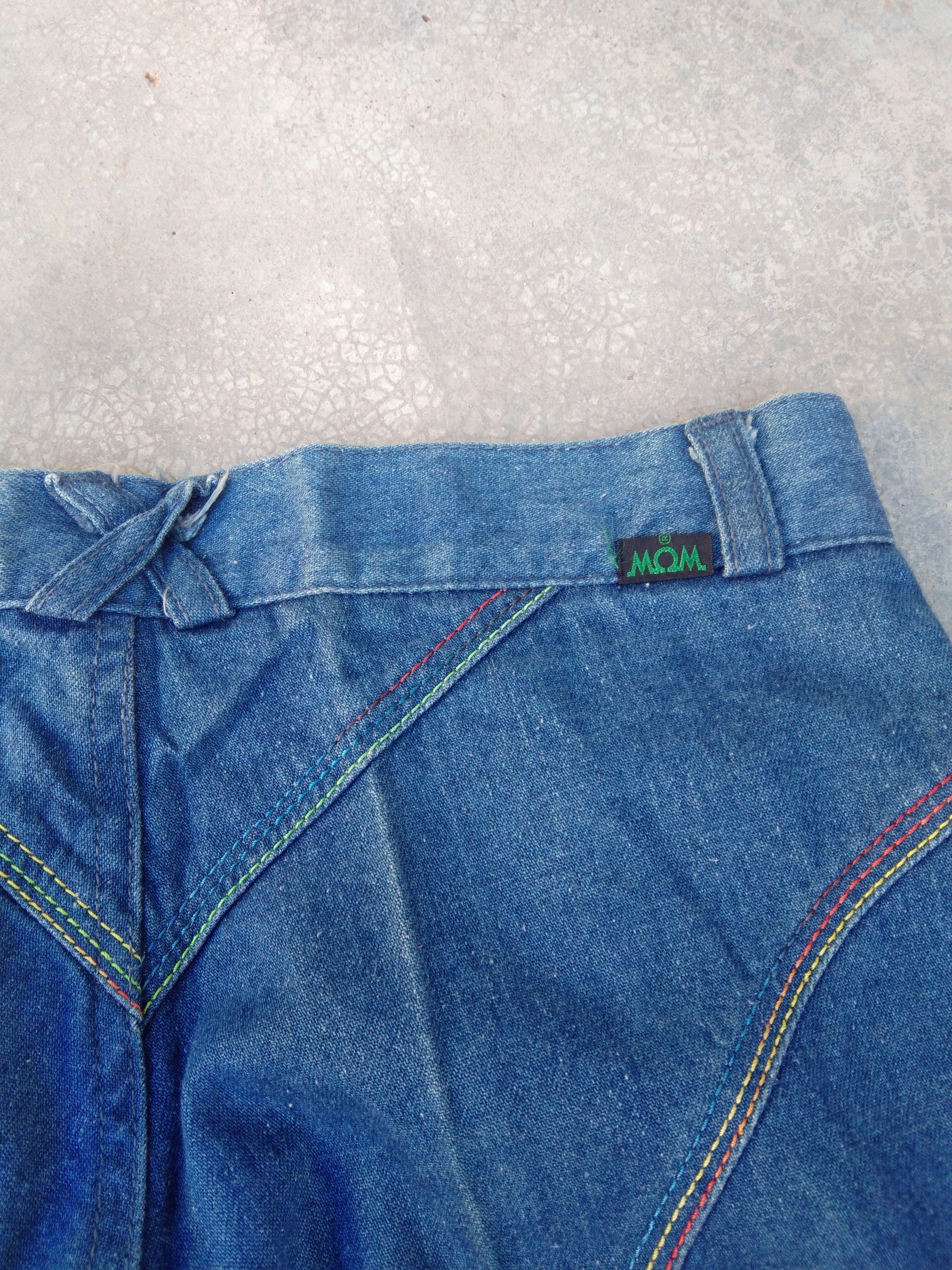 If Six Was Nine × Japanese Brand × Vintage 70s Vintage Flared Jeans 27x30 Size US 27 - 3 Thumbnail