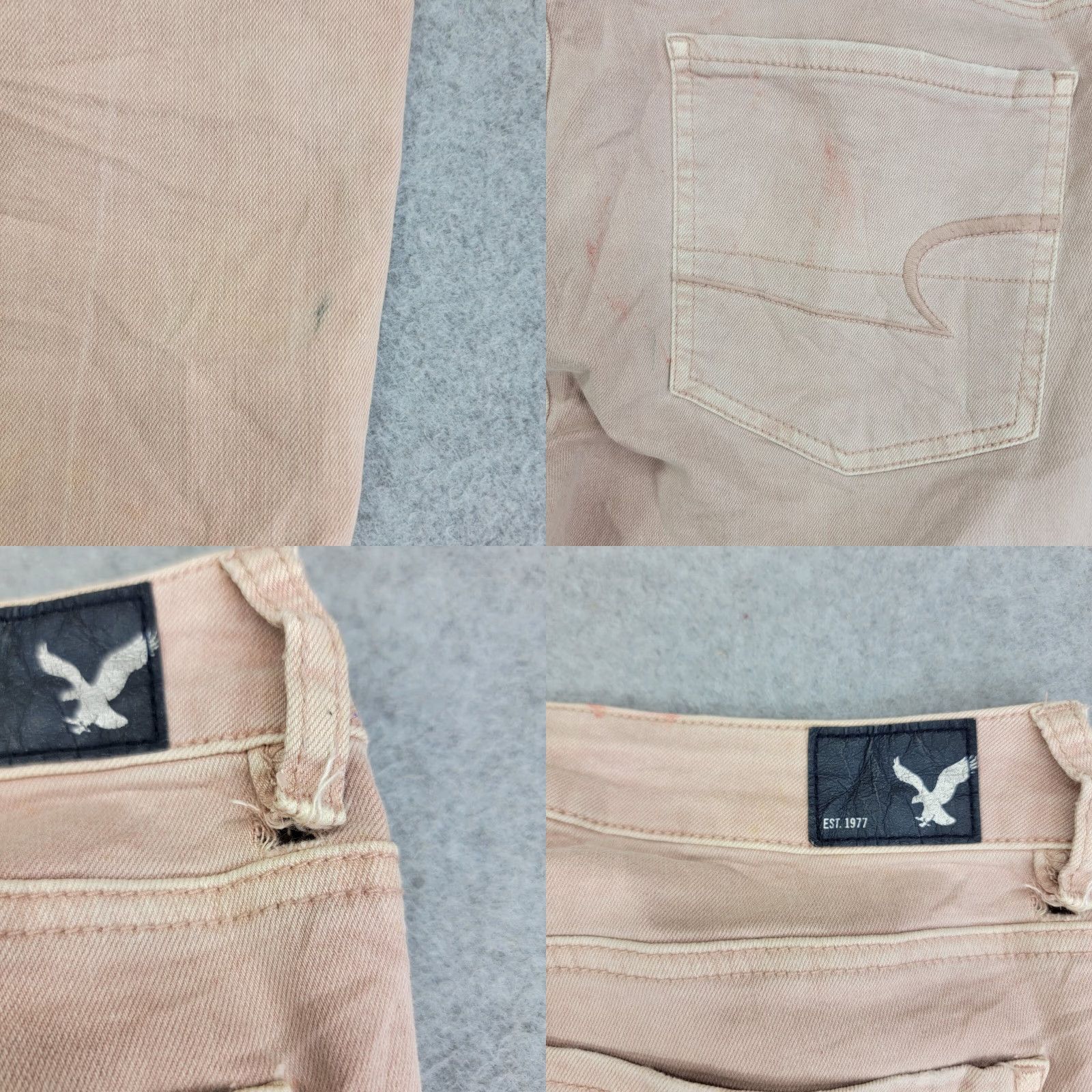 American Eagle Outfitters American Eagle Outfitters Jegging crop Super Stretch Jeans Womens 14 Reg salmon Size 36" / US 14 / IT 50 - 8 Thumbnail
