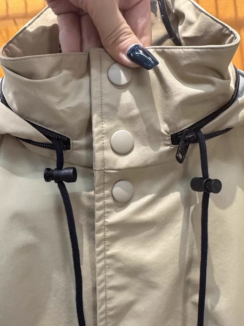 Balenciaga Balenciaga size 36 Khaki windbreaker jacket coat Size XS / US 0-2 / IT 36-38 - 7 Thumbnail