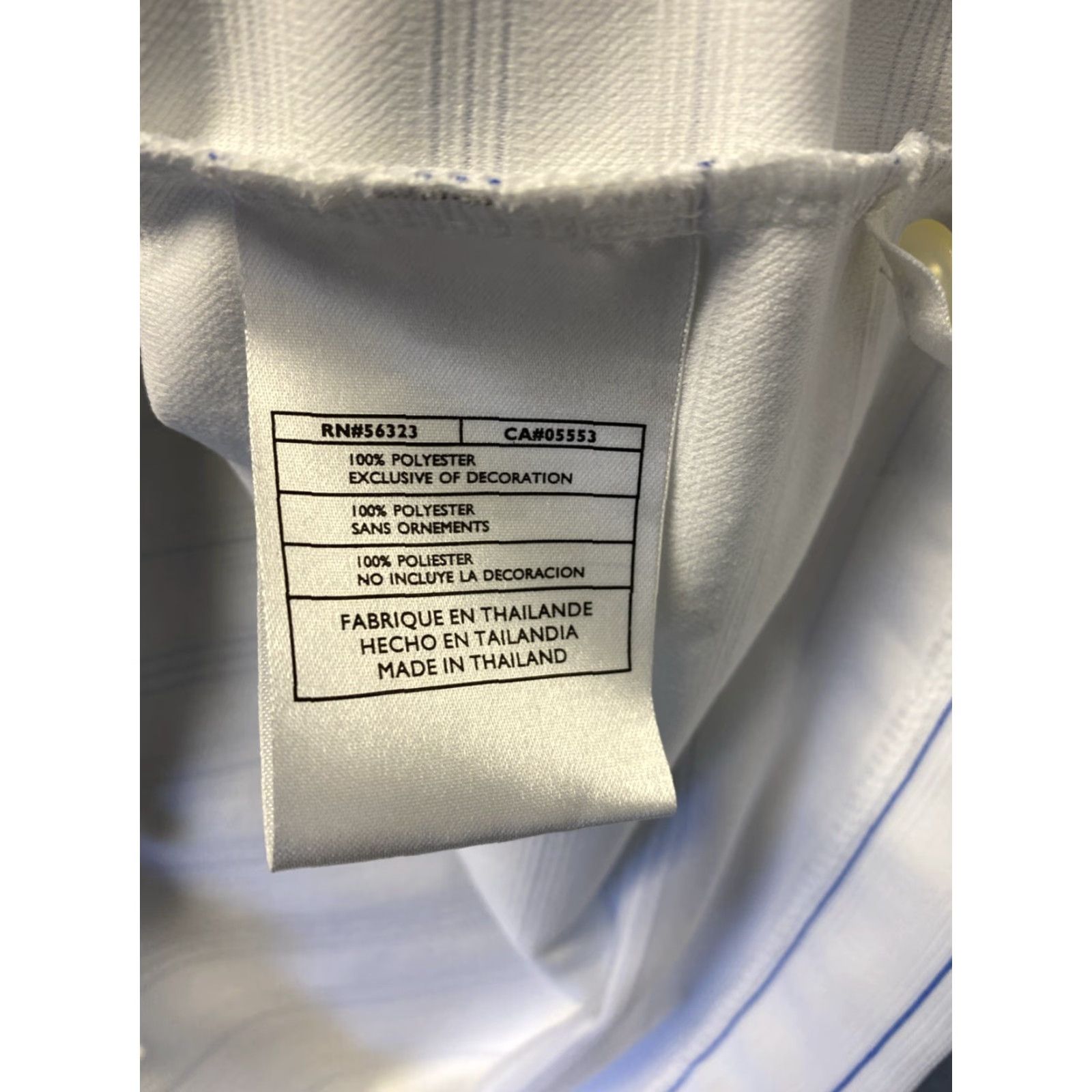 Nike Nike Polo Shirt Mens Medium White Striped Golf Performance M 87-104 Size US M / EU 48-50 / 2 - 7 Thumbnail