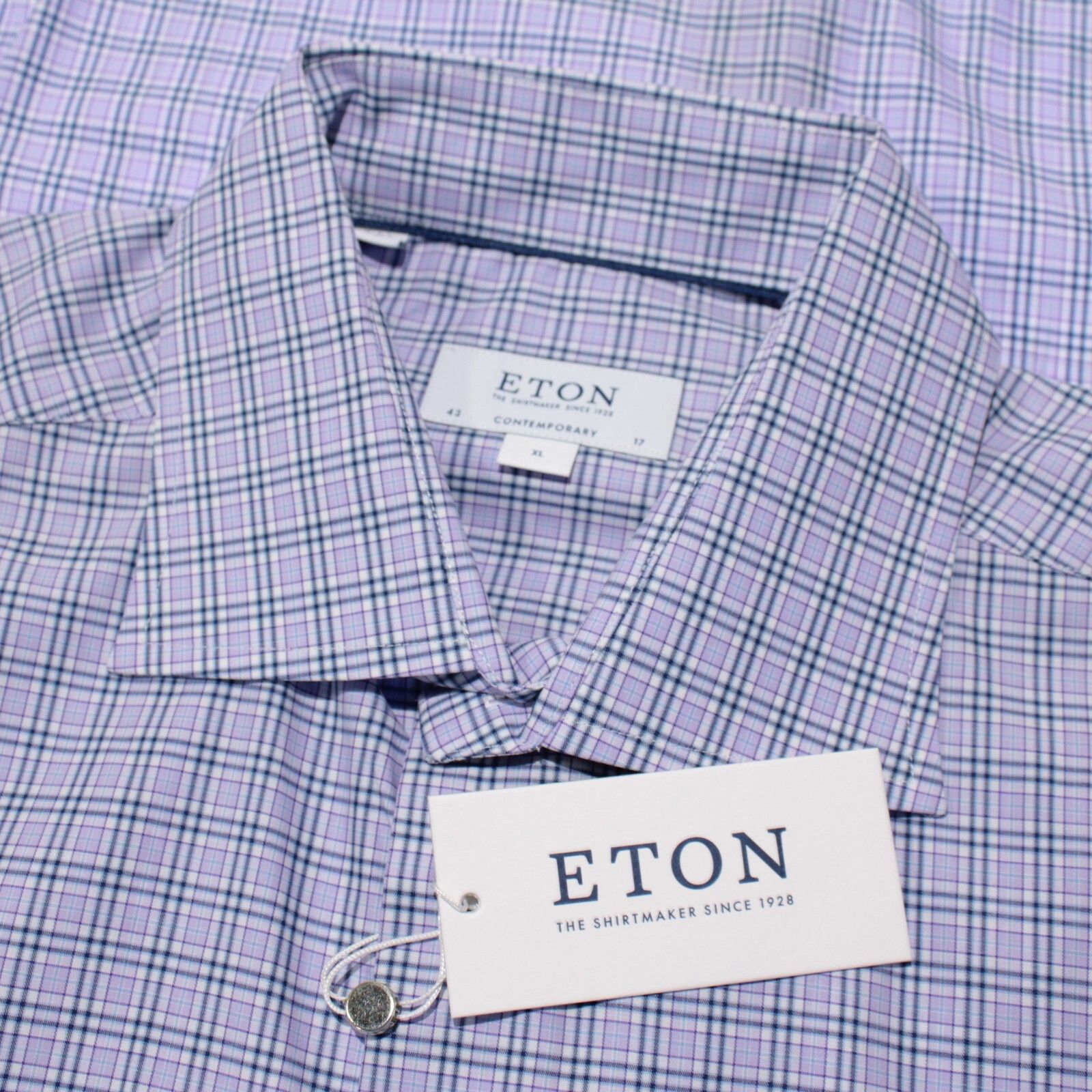 Eton Eton New with tags Shirt Size XL US In Purple Size US XL / EU 56 / 4 - 1 Thumbnail