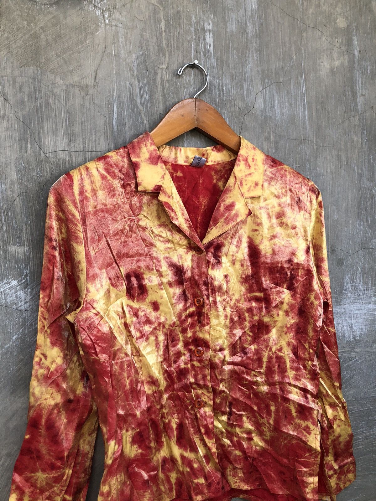 Japanese Brand Y2K Japanese Dagon Fire Pattern Jean Paul Gaultier Style Size M / US 6-8 / IT 42-44 - 4 Thumbnail