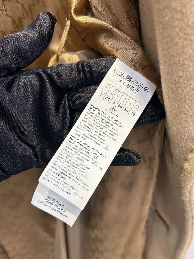 Max Mara Max Mara Camel 101801 Cashmere Coat Eternal Classic Size M / US 6-8 / IT 42-44 - 5 Thumbnail