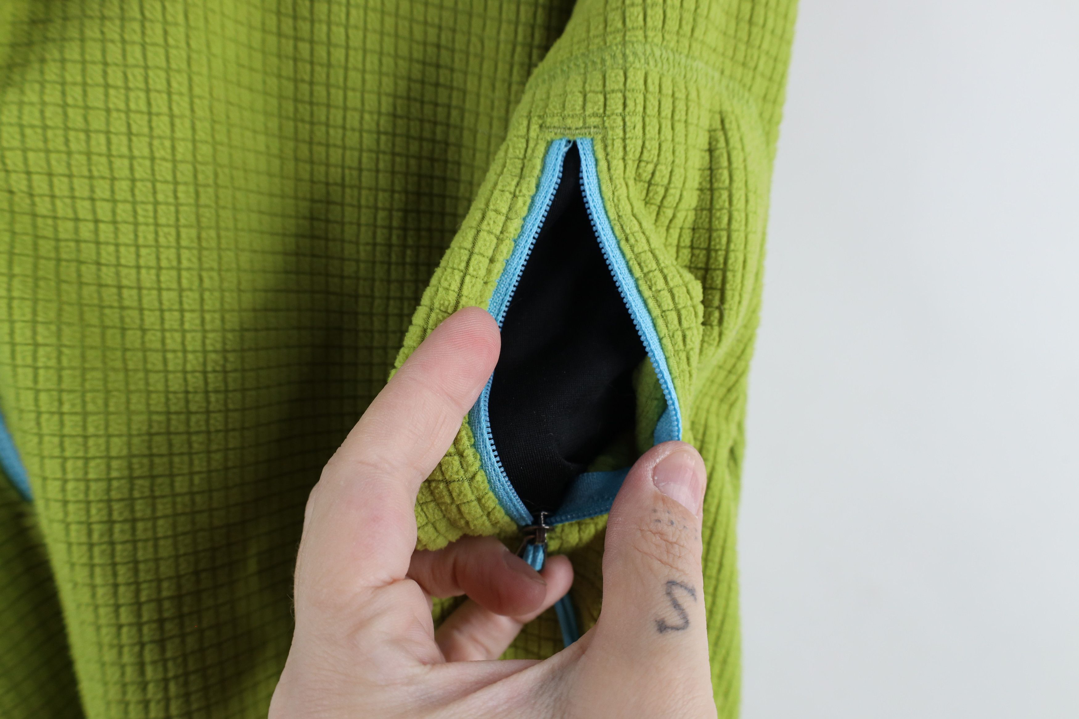 Orvis × Vintage Orvis Trout Bum Fleece Half Zip Pullover Sweater Lime Green Size US M / EU 48-50 / 2 - 6 Thumbnail