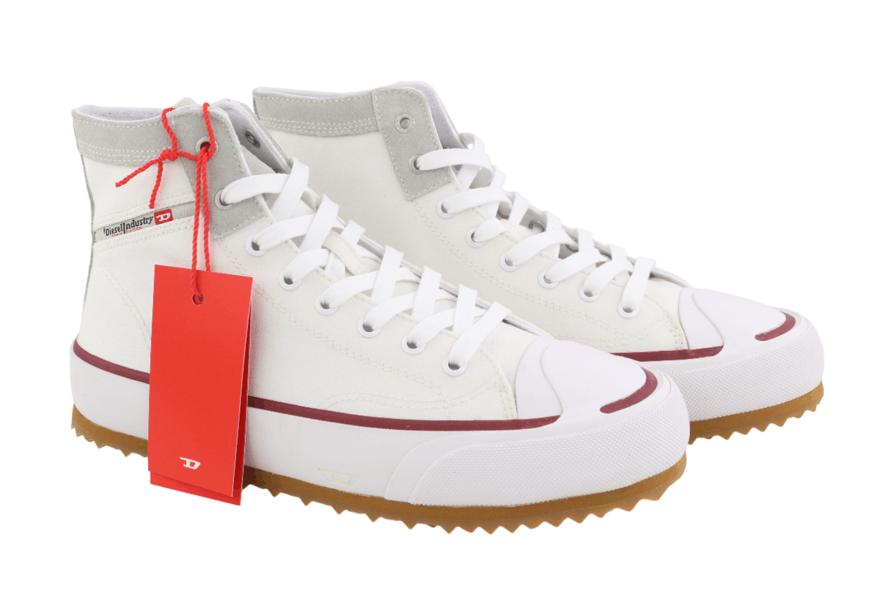 Diesel S-PRINCIPIA MID EU41 White High Top 40541 Size US 8 / EU 41 - 2 Thumbnail