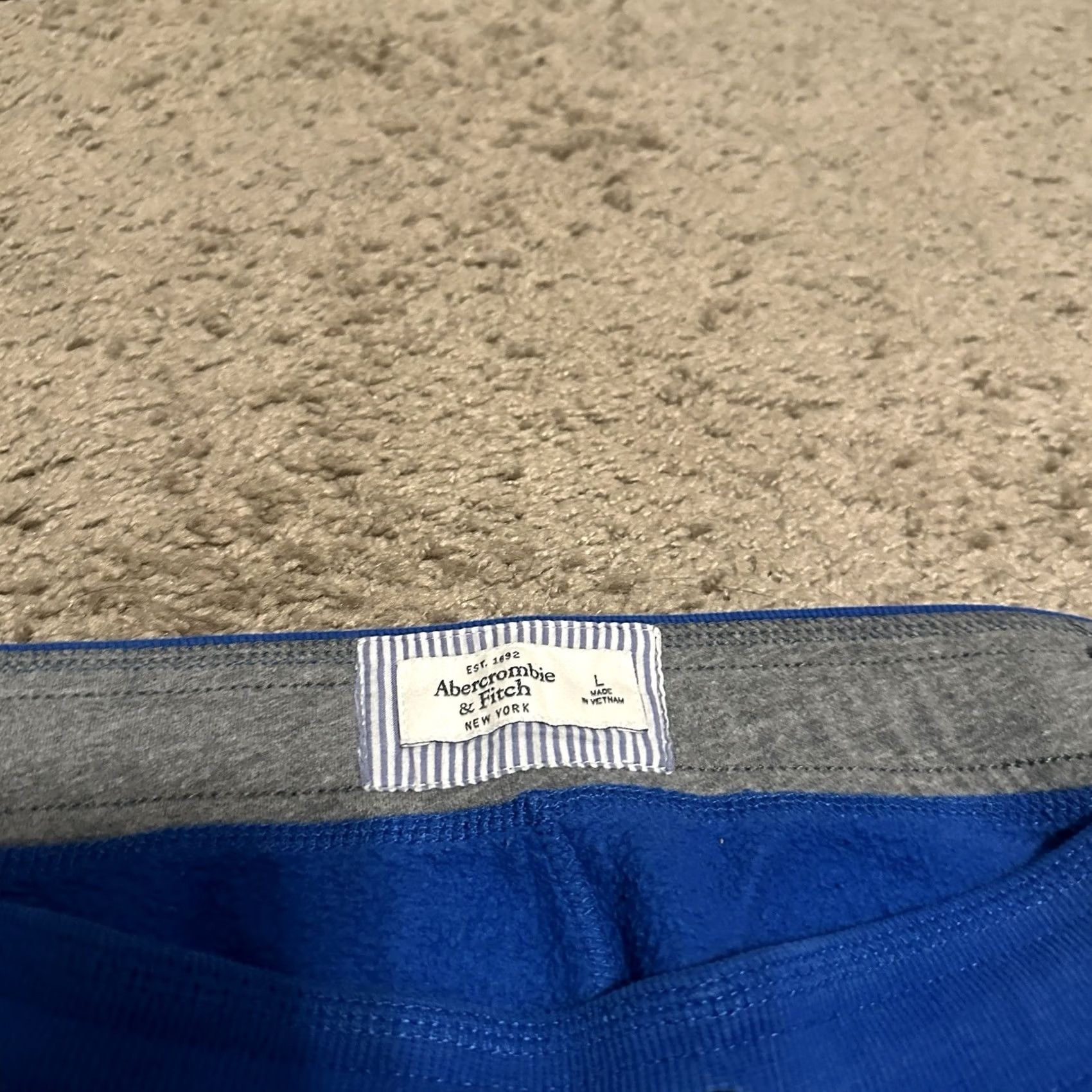 Abercrombie & Fitch VINTAGE Abercrombie & Fitch Sweatpants Womens Large Blue Grunge Skater Size 36" / US 14 / IT 50 - 4 Thumbnail
