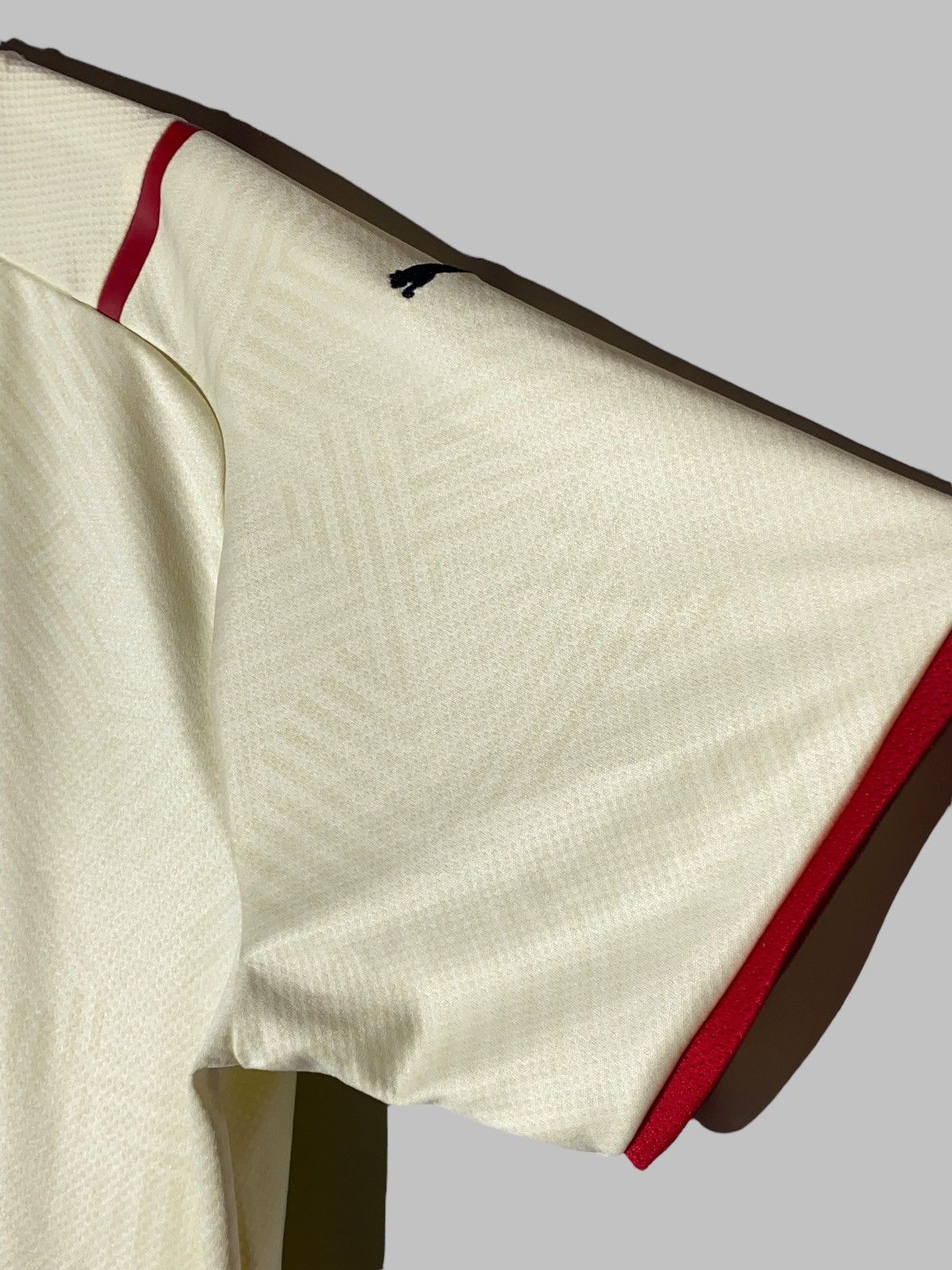 Puma AC Milan Puma Away Jersey 2020/21 Beige With Red Stripe Size US XL / EU 56 / 4 - 11 Thumbnail
