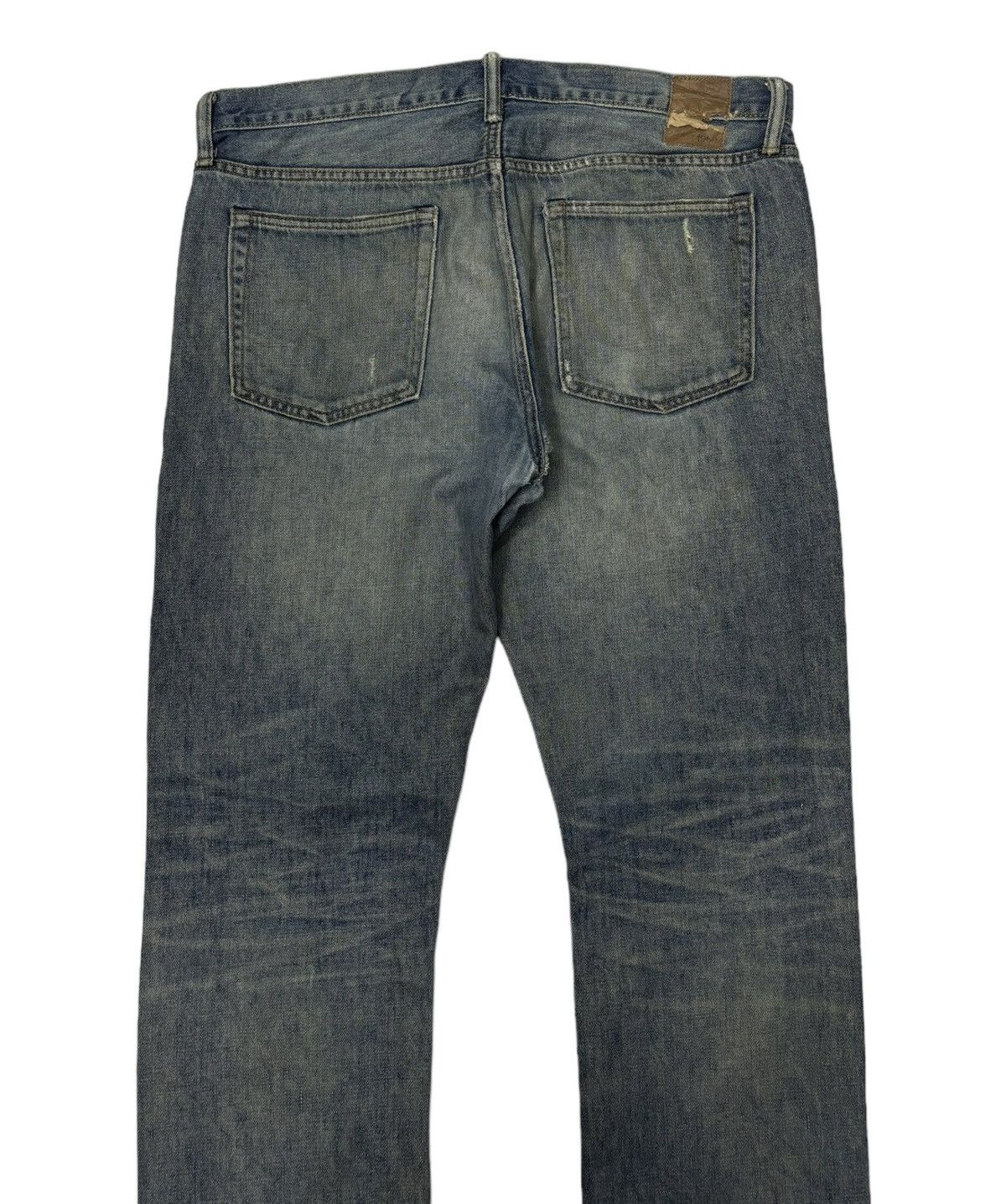 Kapital FW14 MEDIUM TINTED DESTROY JEANS SLIM FIT GAP Size US 36 / EU 52 - 4 Thumbnail