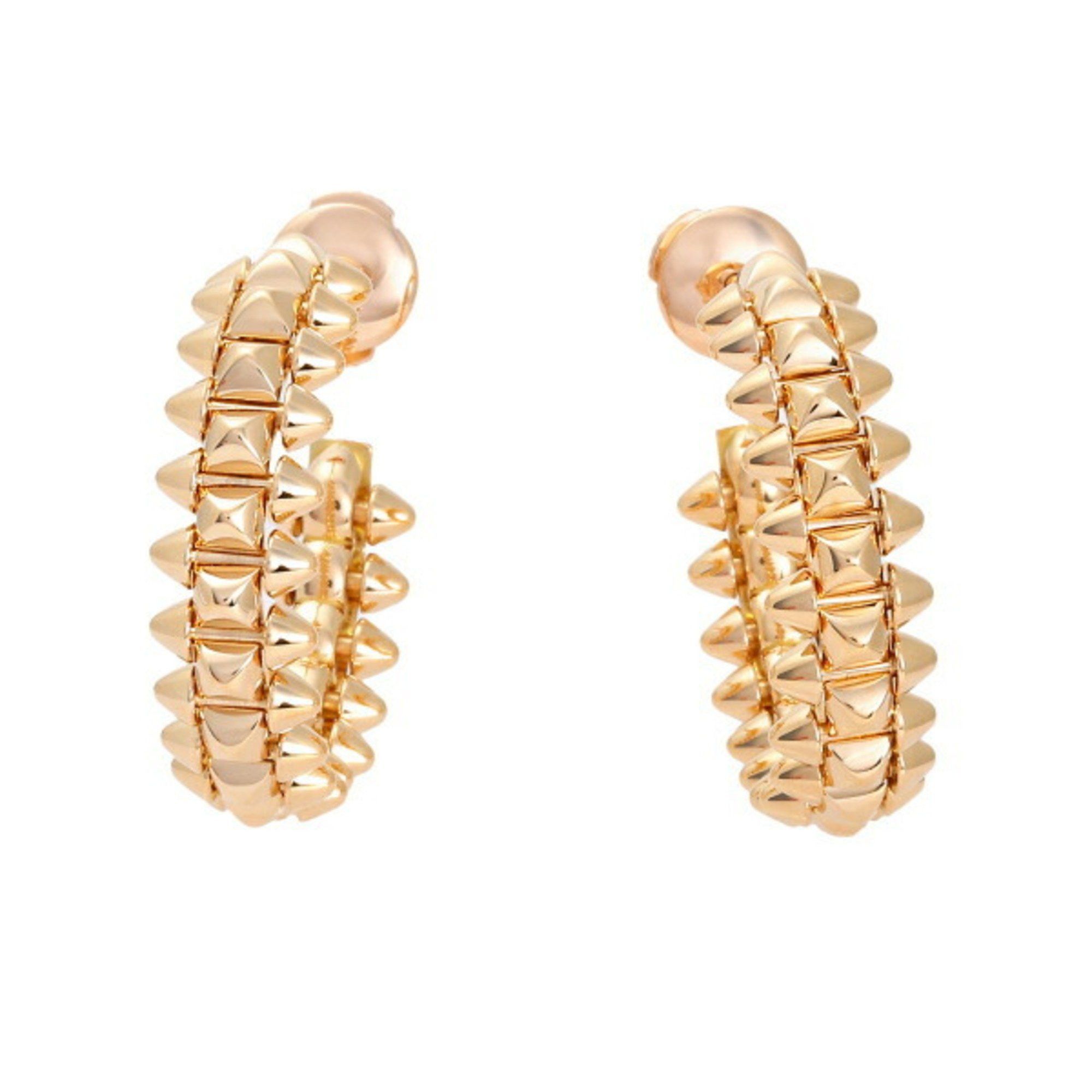 image of Cartier Crash Sm K18Pg Pink Gold Earrings, Women's