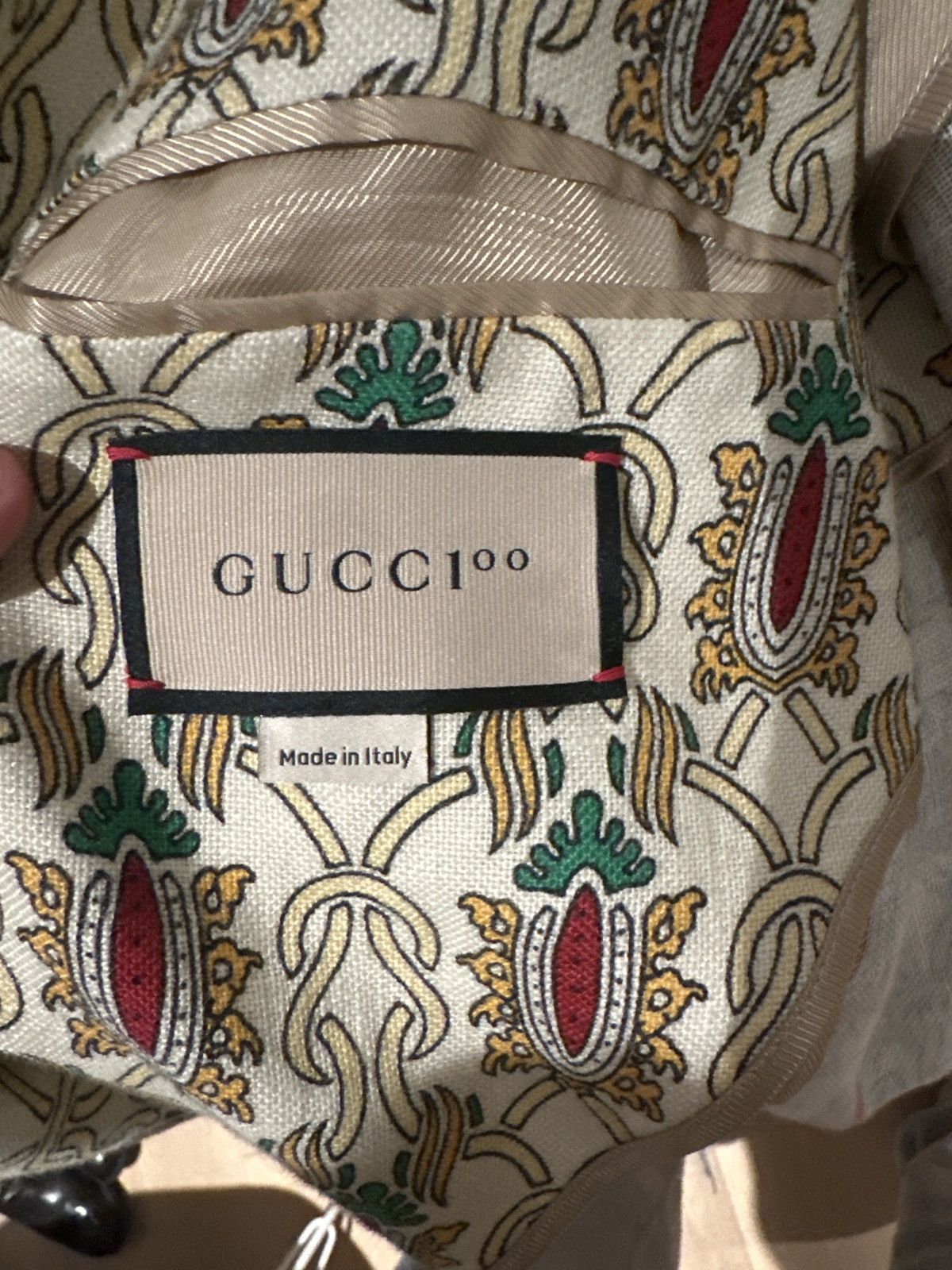 Gucci Gucci Collection "100" Tapestry Blazer Jacket. Size 48 (NEW) Size 48R - 7 Thumbnail