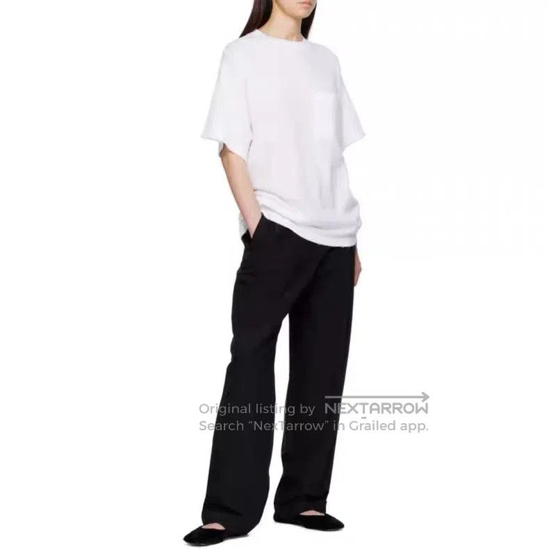 The Row The Row Pure White Loose Crew Neck Short Sleeve Tee Size XS / US 0-2 / IT 36-38 - 1 Thumbnail