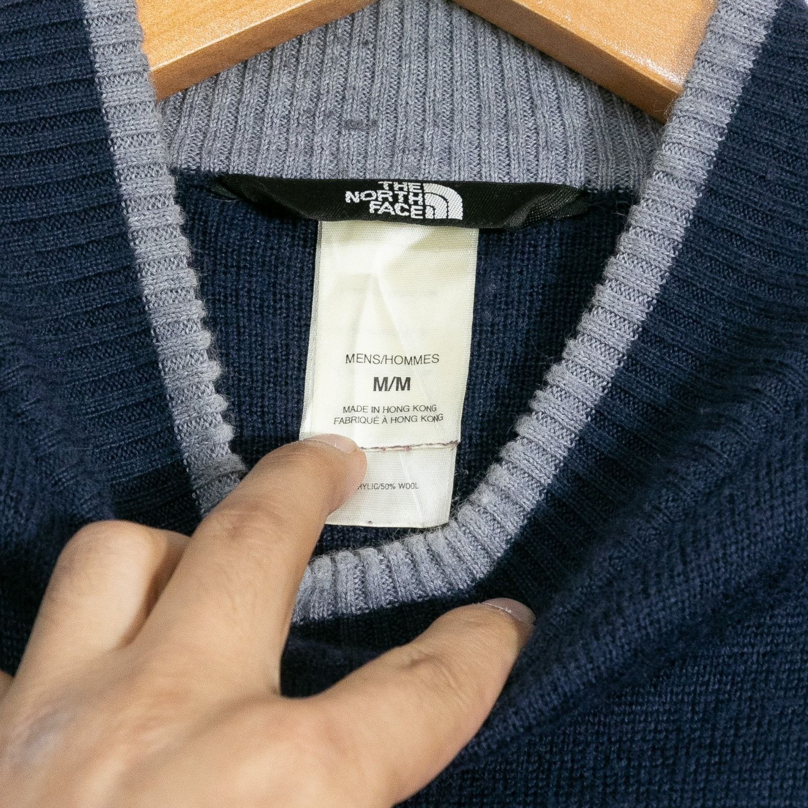 The North Face The North Face Wool Blend Mock Neck Sweater Mens Medium Size US M / EU 48-50 / 2 - 4 Thumbnail