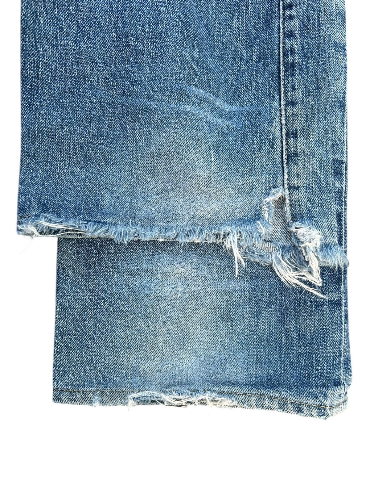 Kapital Thrashed Vintage Levis Big E Selvedge Denim Jeans Size US 29 - 15 Thumbnail