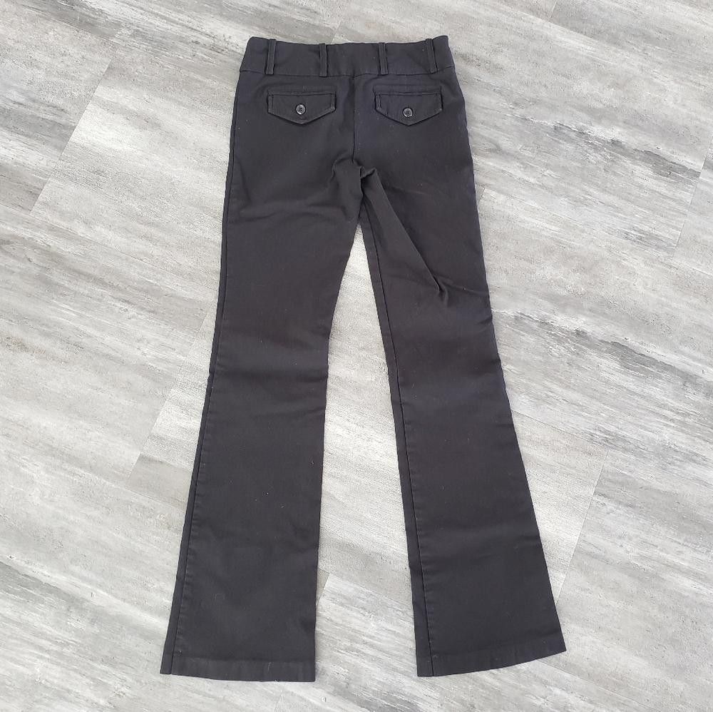 Designer Black Detailed Classic Have Business Pant Size 28" / US 6 / IT 42 - 2 Thumbnail