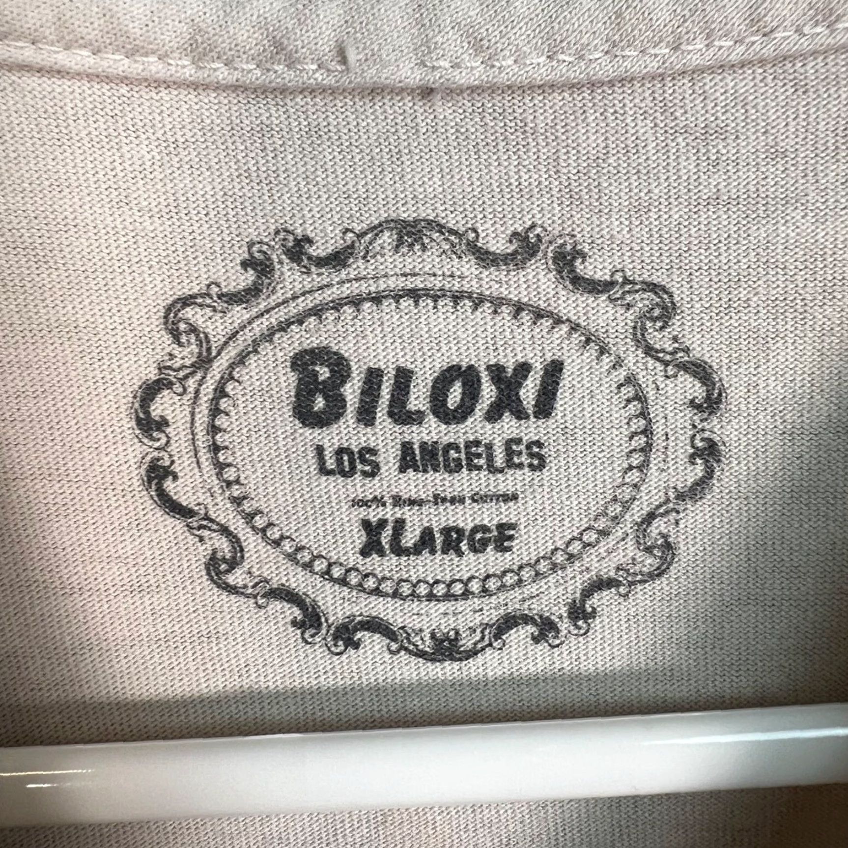 Vintage VINTAGE Biloxi Los Angeles Graphic T-Shirt XL Beige Short Sleeve Mens 100% Pure Cotton Shirt XL Beige Mens Graphic T-Shirt 100% Pure Cotton Size US XL / EU 56 / 4 - 3 Thumbnail
