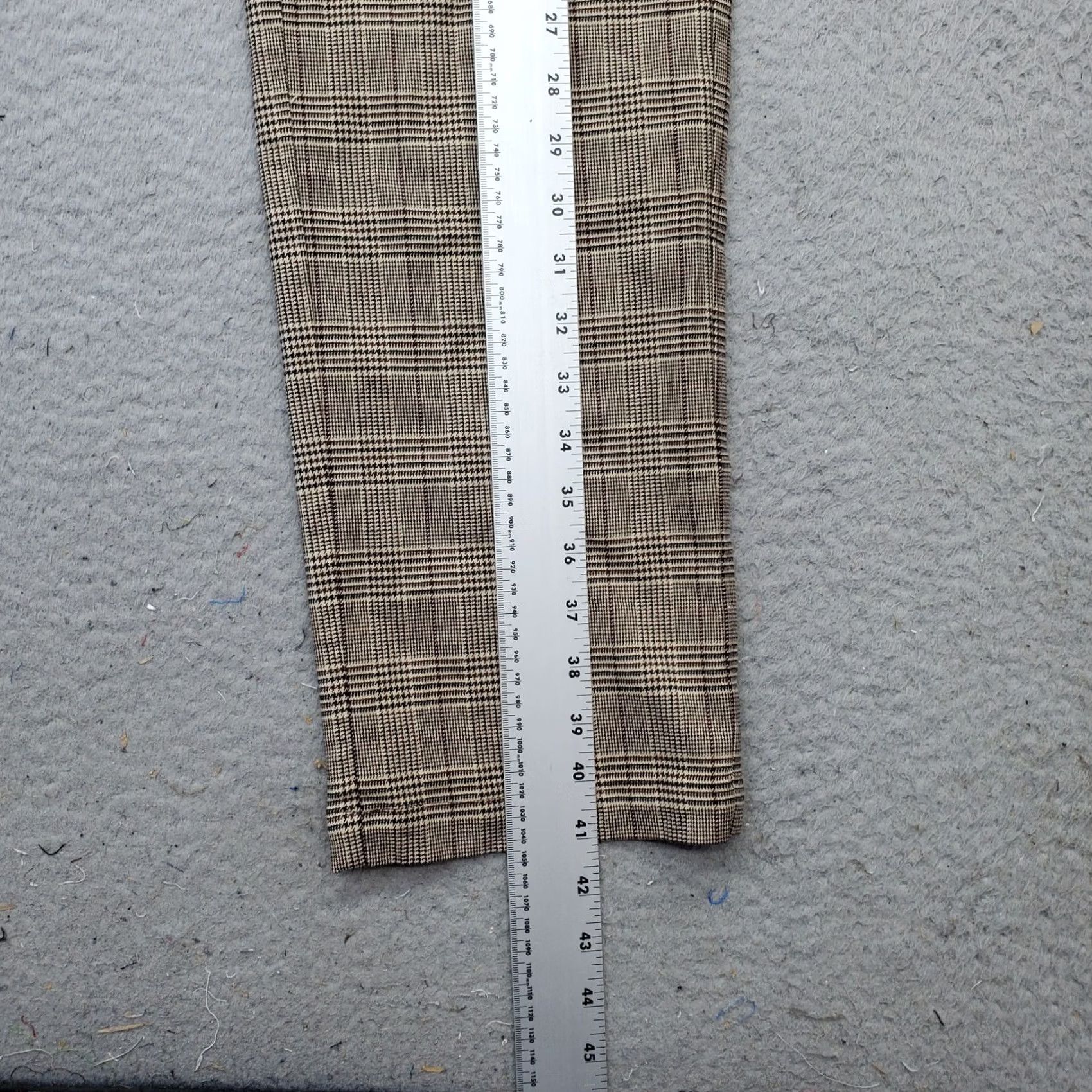 Dockers DOCKERS Pants Womens 8M Multi Houndstooth Plaid Stretch Tapered Regular Waist Casual Sh... Size 30" / US 8 / IT 44 - 3 Thumbnail