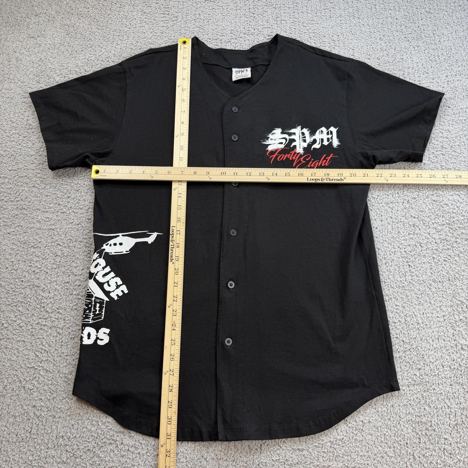 Other SPM Forty Eight Dope House Records Baseball Jersey Shirt Size US L / EU 52-54 / 3 - 3 Thumbnail