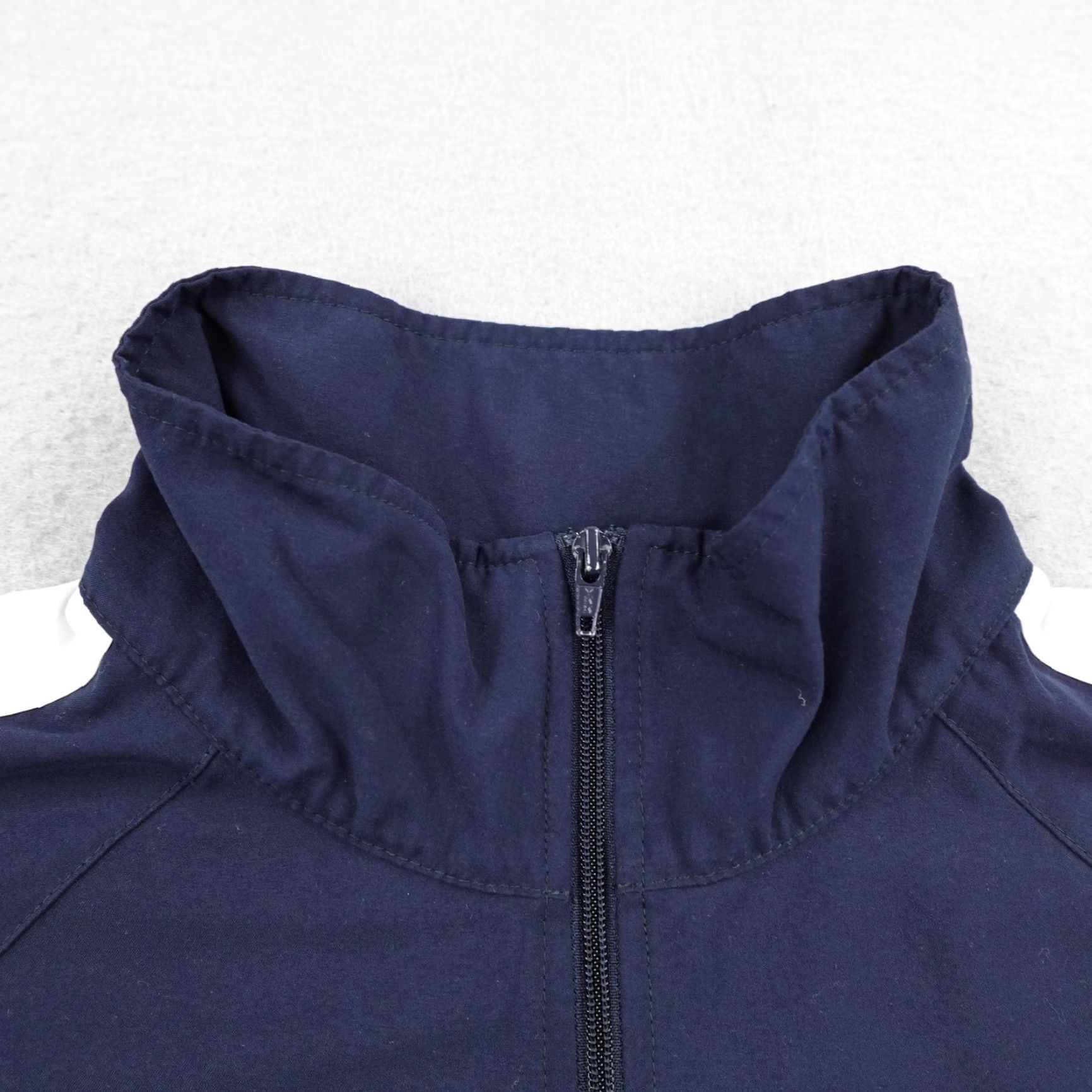 Nike VINTAGE Nike Jacket Womens Large Blue Track Coat Windbreaker Full Zip Swoosh Y2K Size L / US 10 / IT 46 - 2 Thumbnail