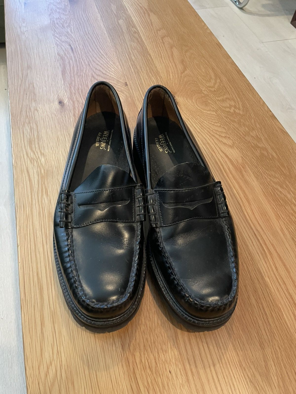 Bass Bass Weejuns Penny Loafer - Worn Once! Size US 12 / EU 45 - 2 Thumbnail