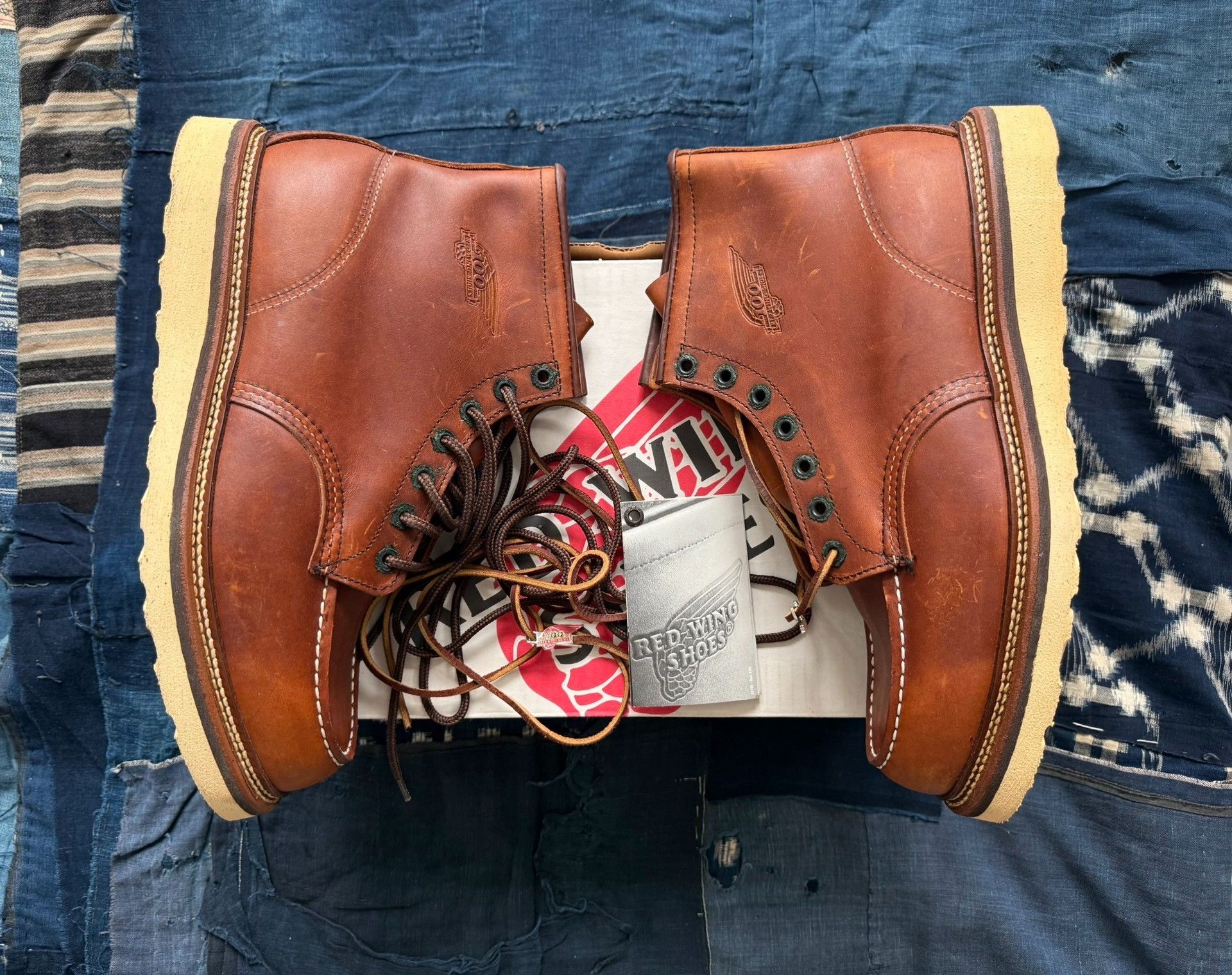 Red Wing Redwing 1905 100th Anniversary Work Boots Size US 5 / EU 37 - 1 Thumbnail