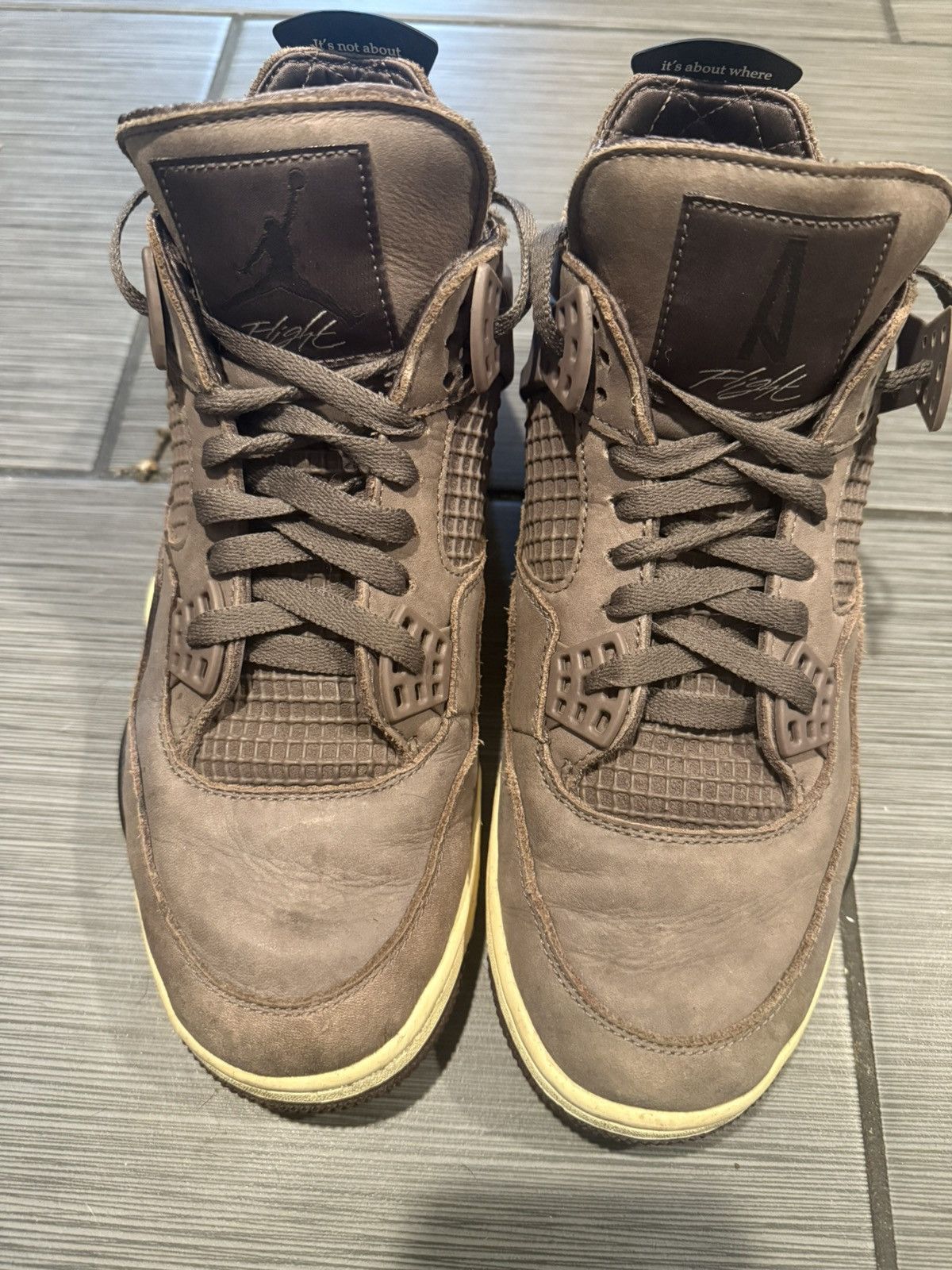 Jordan Brand × Nike A Ma Maniére Men's Air Jordan 4 Retro 'Violet Ore' Size US 9 / EU 42 - 3 Thumbnail