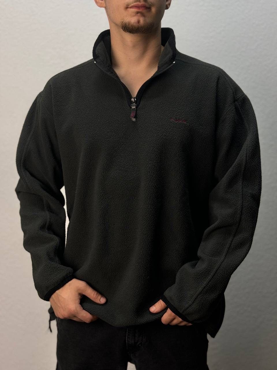Nike Vintage 90s Nike 1/4 Zip Fleece Pullover Sweater Size US L / EU 52-54 / 3 - 1 Thumbnail