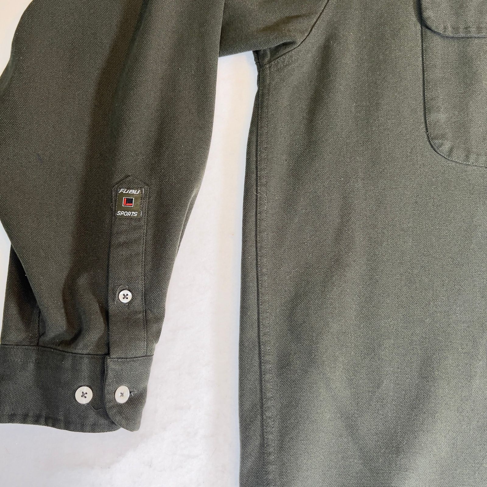 Fubu FUBU The Collection Sport Button Down Shirt Men's XL Green Size US XL / EU 56 / 4 - 8 Thumbnail