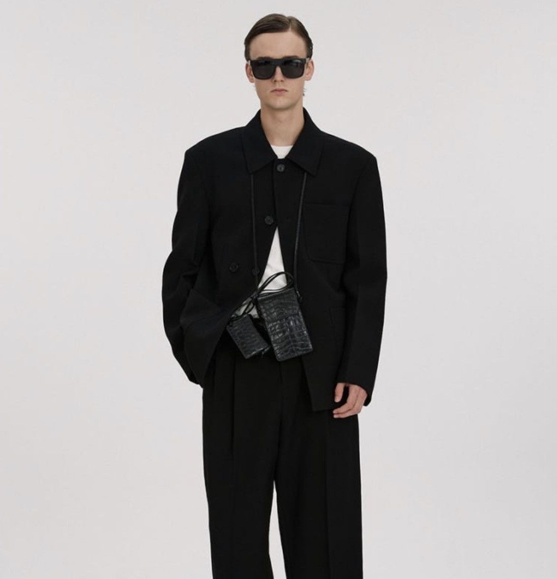 RECTO RECTO Virgin Wool Black Jacket XL Size US XL / EU 56 / 4 - 2 Thumbnail