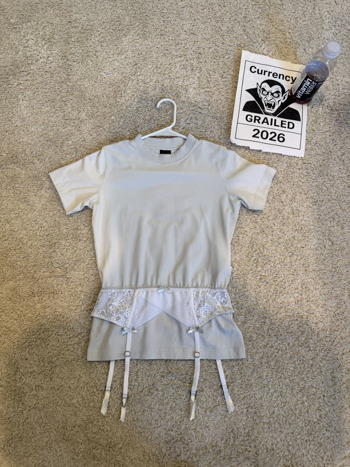 Balenciaga Balenciaga $1190 Off White Stretchy Lingerie T-Shirt Size M / US 6-8 / IT 42-44 - 5 Thumbnail