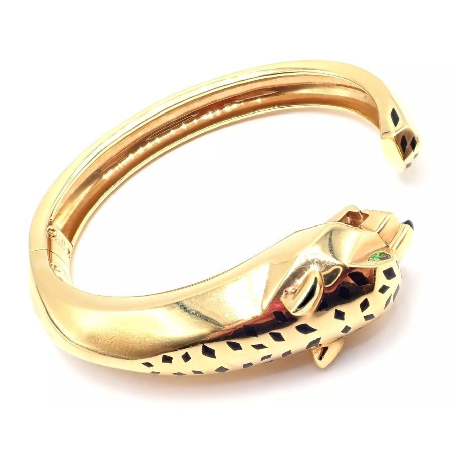 Cartier Cartier Panther Panthere 18k Yellow Gold Cuff Bracelet Size ONE SIZE - 7 Thumbnail