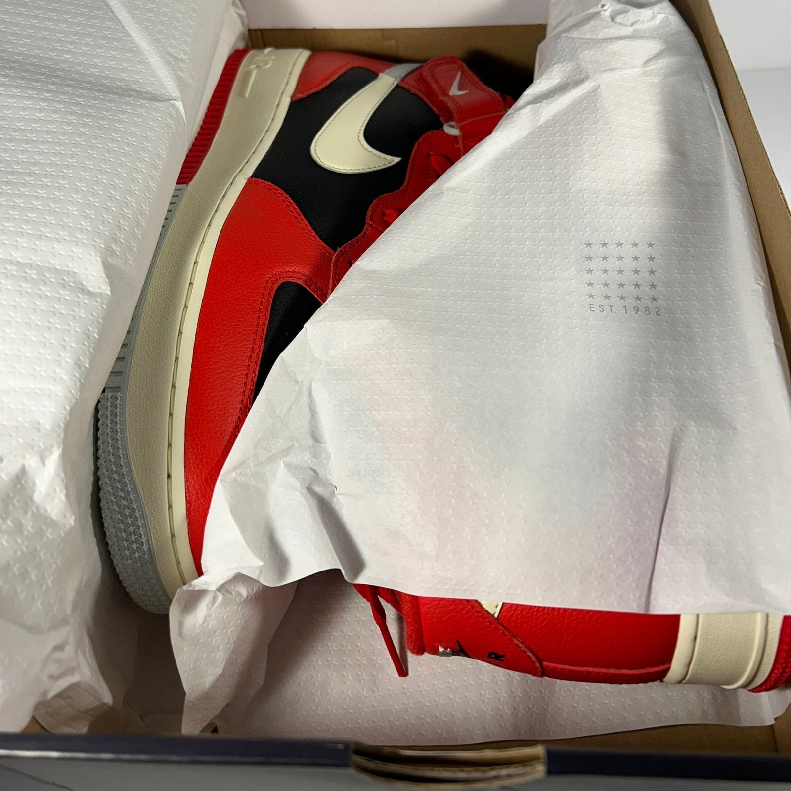 Nike Nike Air Force 1 Mid '07 LV8 University Red/Black Size 13 Size US 13 / EU 46 - 7 Thumbnail