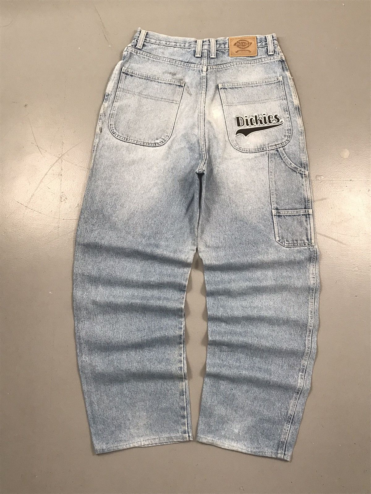 Dickies × Vintage Vintage Dickies spell out embroidered carpenter denim Size US 32 / EU 48 - 8 Thumbnail