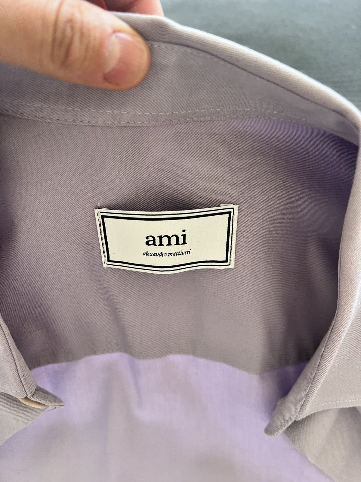 AMI AMI lilac work shirt Size US S / EU 44-46 / 1 - 8 Thumbnail