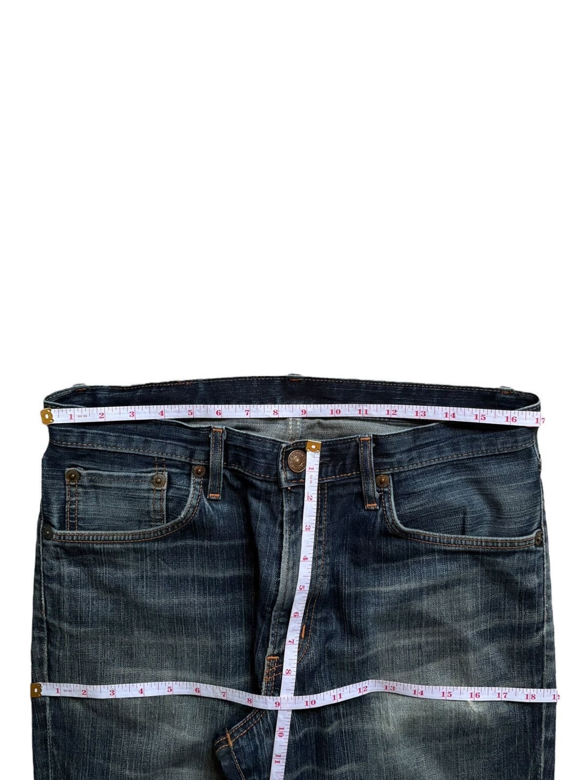 Edwin Vintage Japanese Edwin Mud Wash Loose Jeans Size US 34 / EU 50 - 12 Thumbnail