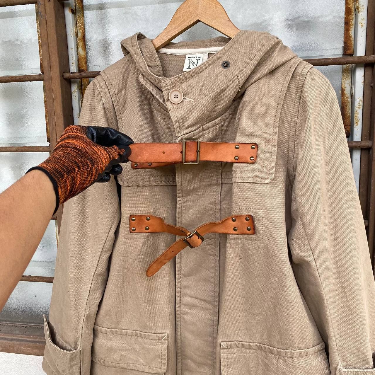 Japanese Brand Rare RNA Inc. Japan Archival Buckle Parka Hooded Duck Canvas Size US M / EU 48-50 / 2 - 7 Thumbnail