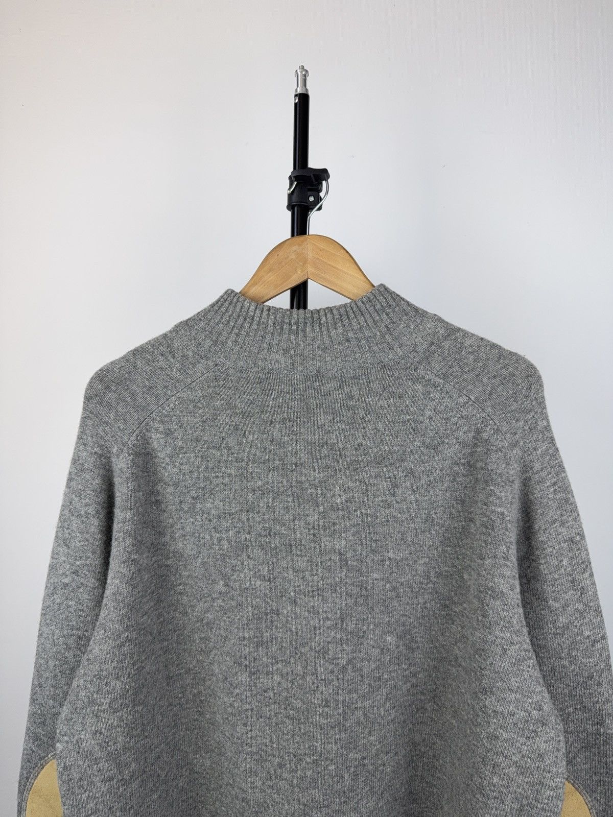 Designer Falconeri 100% Wool Sweater 1/3 zip neck made in Italy Size US XL / EU 56 / 4 - 9 Thumbnail