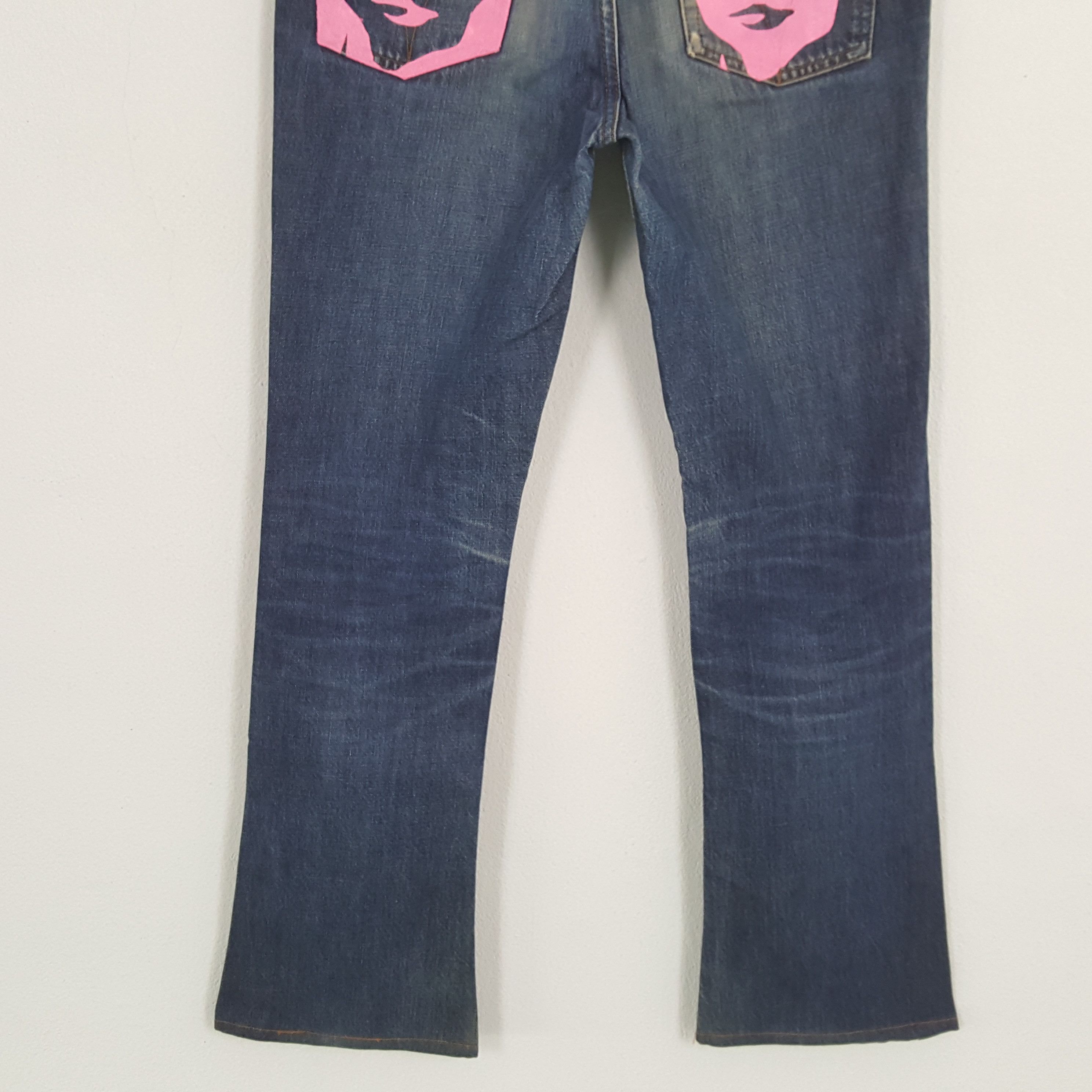 Hysteric Glamour HYSTERIC GLAMOUR Japanese Brand Streetwear Custom Art Jeans Size 29" - 3 Thumbnail