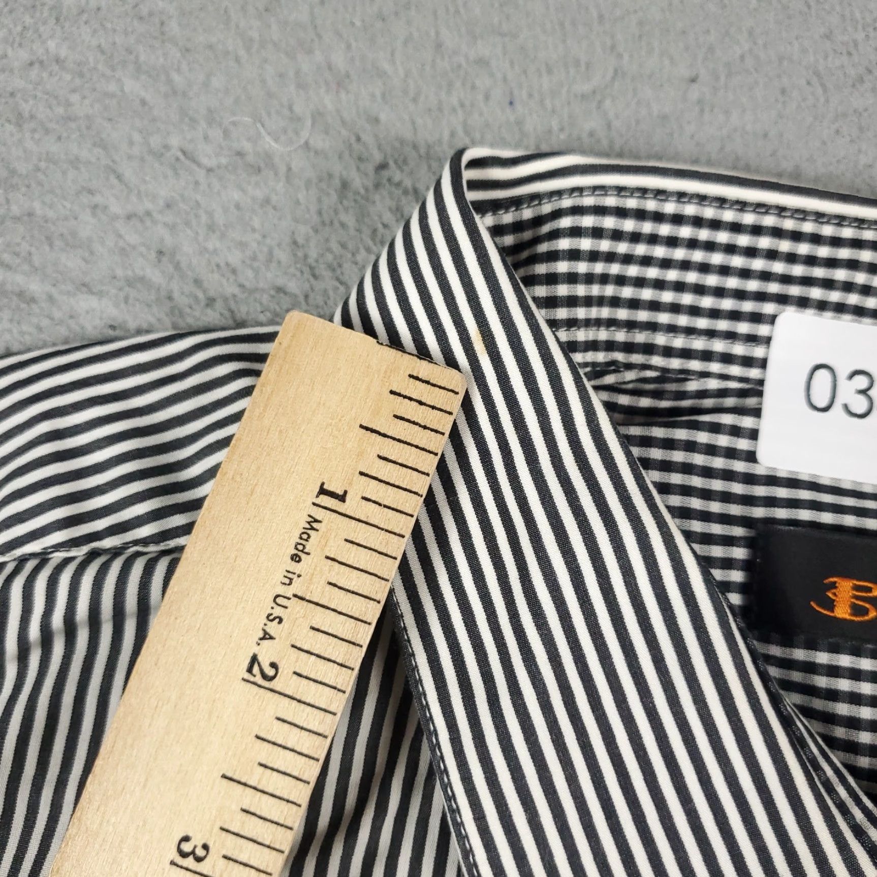 Ben Sherman Ben Sherman Shirt Mens XL Gray Black Check Long Sleeve Casual Button-Up Size US XL / EU 56 / 4 - 3 Thumbnail